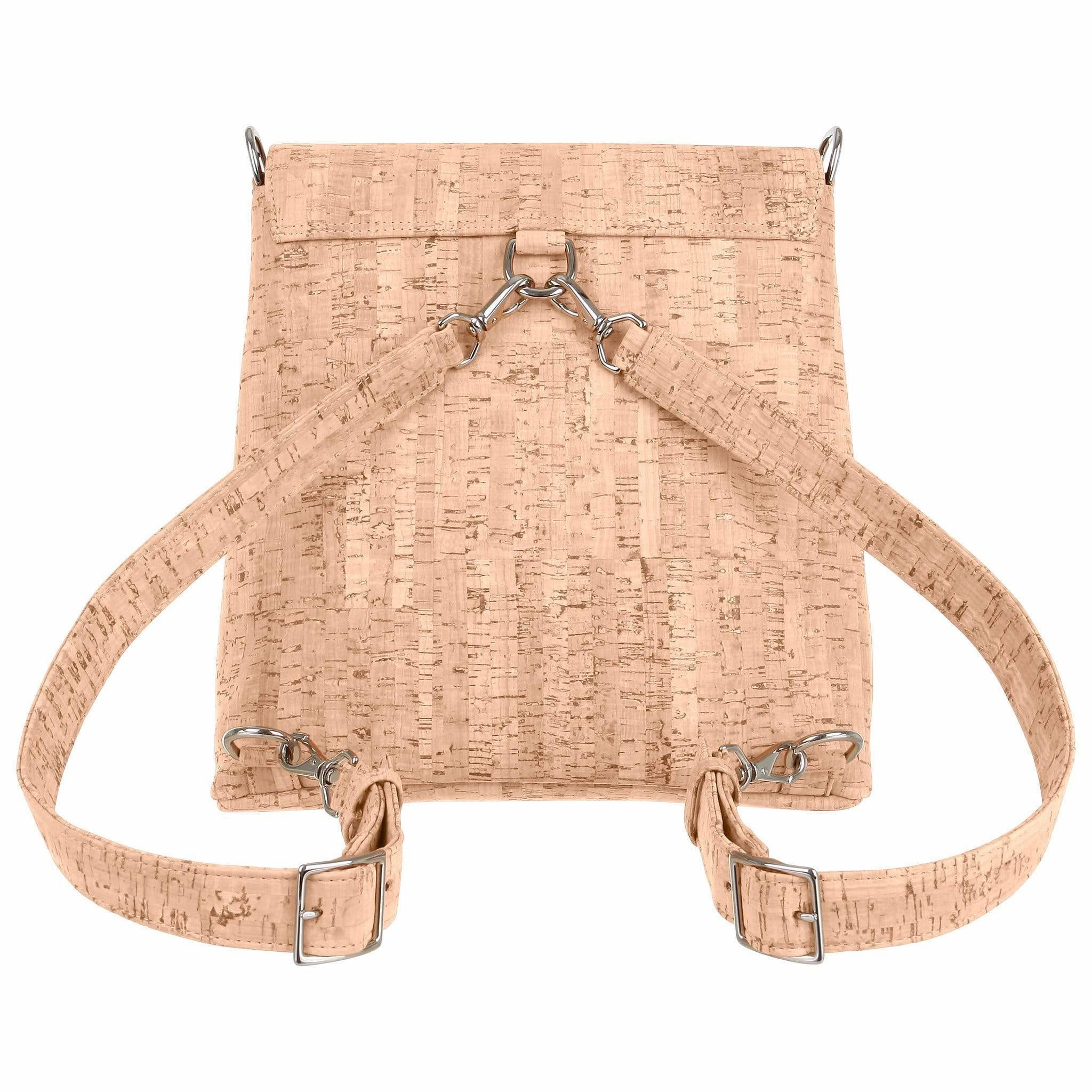 Gemma Vegan Backpack | Natural Cork