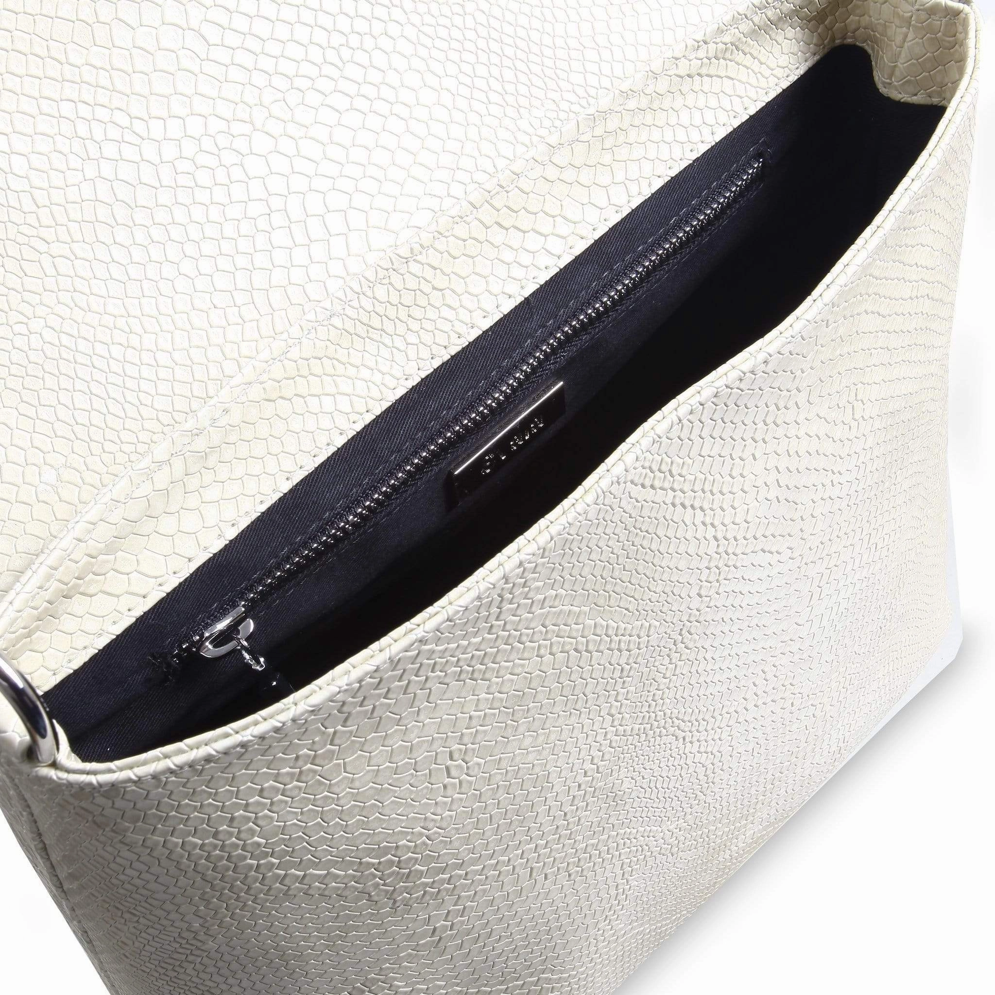Gemma Vegan Leather Backpack | Cream