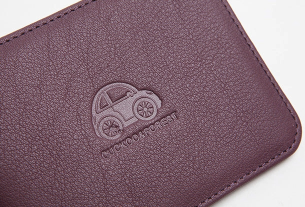 Genuine Leather Cute billfold Slim Wallet License Card Holder Wallet Purse For Women Girl