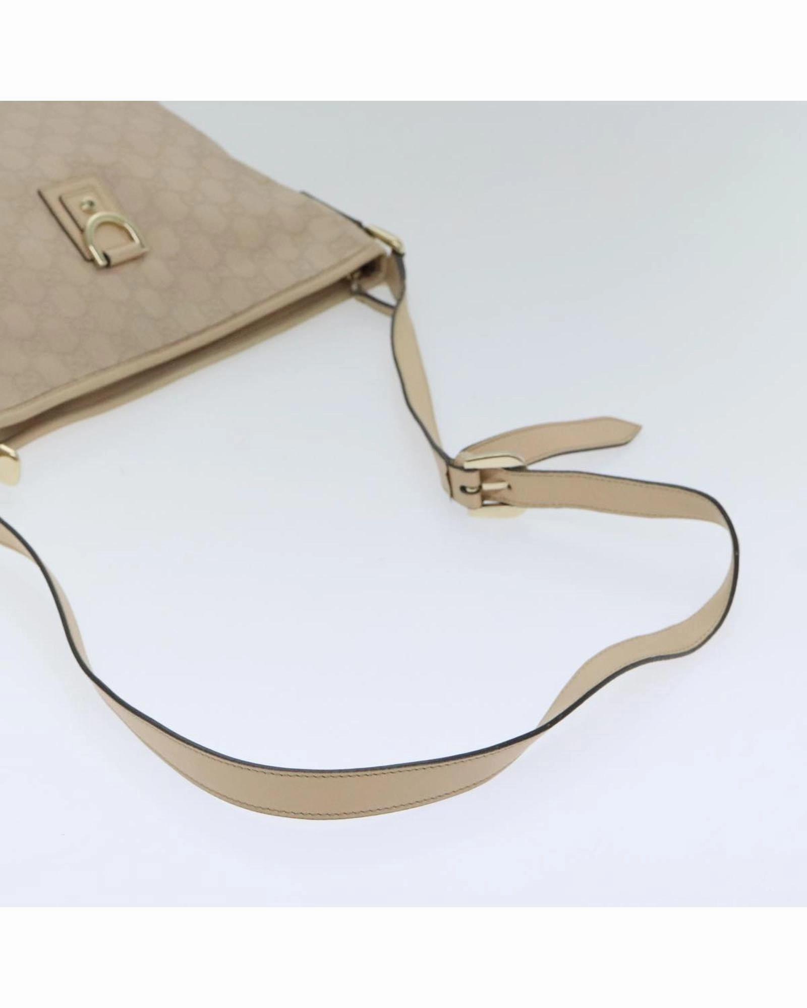 GG Canvas Guccissima Shoulder Bag with Gold Accents