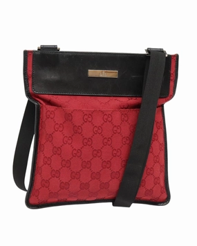 GG Canvas Shoulder Bag in Canvas Material