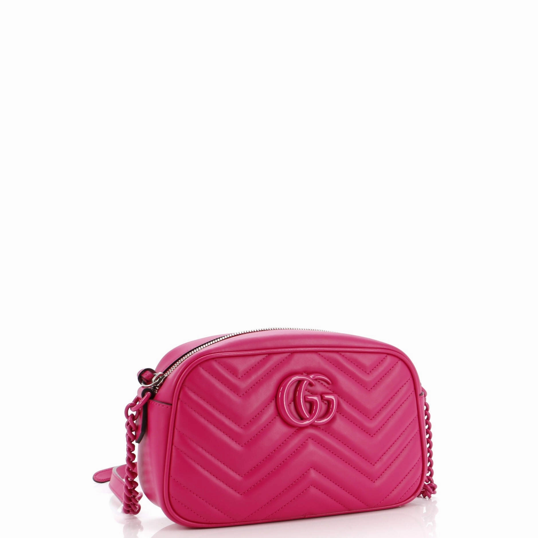 GG Marmont Monochrome Shoulder Bag Matelasse Leather Small