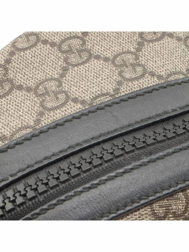 GG Supreme Canvas Black Trim Eden Backpack 406370