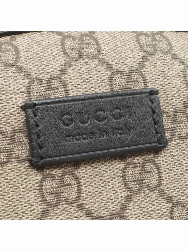 GG Supreme Canvas Black Trim Eden Backpack 406370