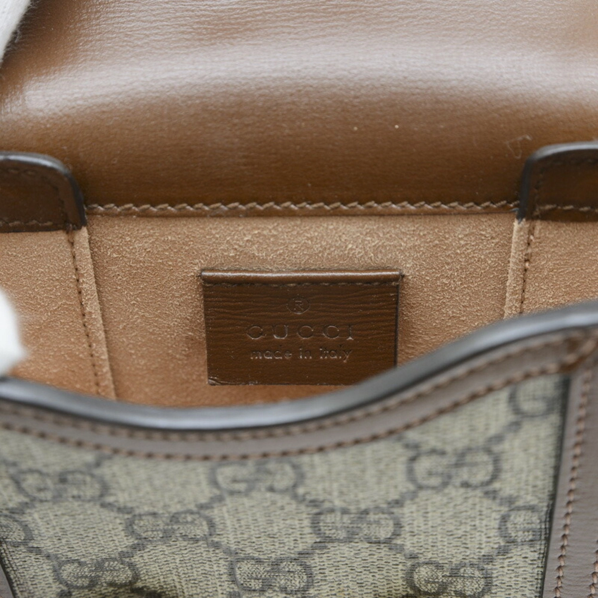 GG Supreme Horsebit Shoulder Bag