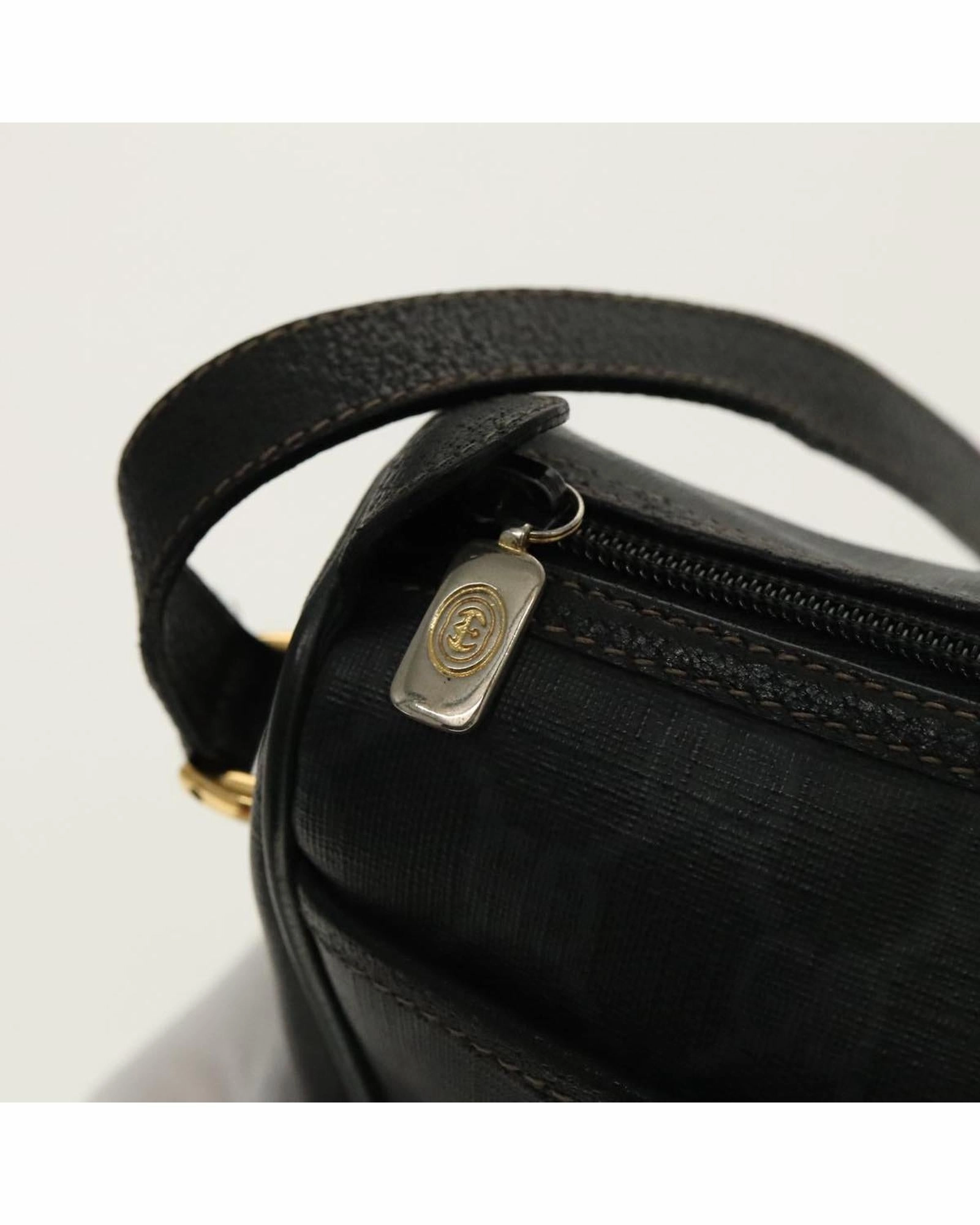 GG Supreme Web Sherry Line Shoulder Bag in PVC Leather and GG Canvas