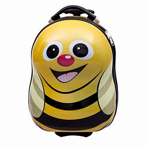 GHP Set of 2 Polycarbonate ABS Material & Nylon Travelling Bee-Shaped Luggage Set