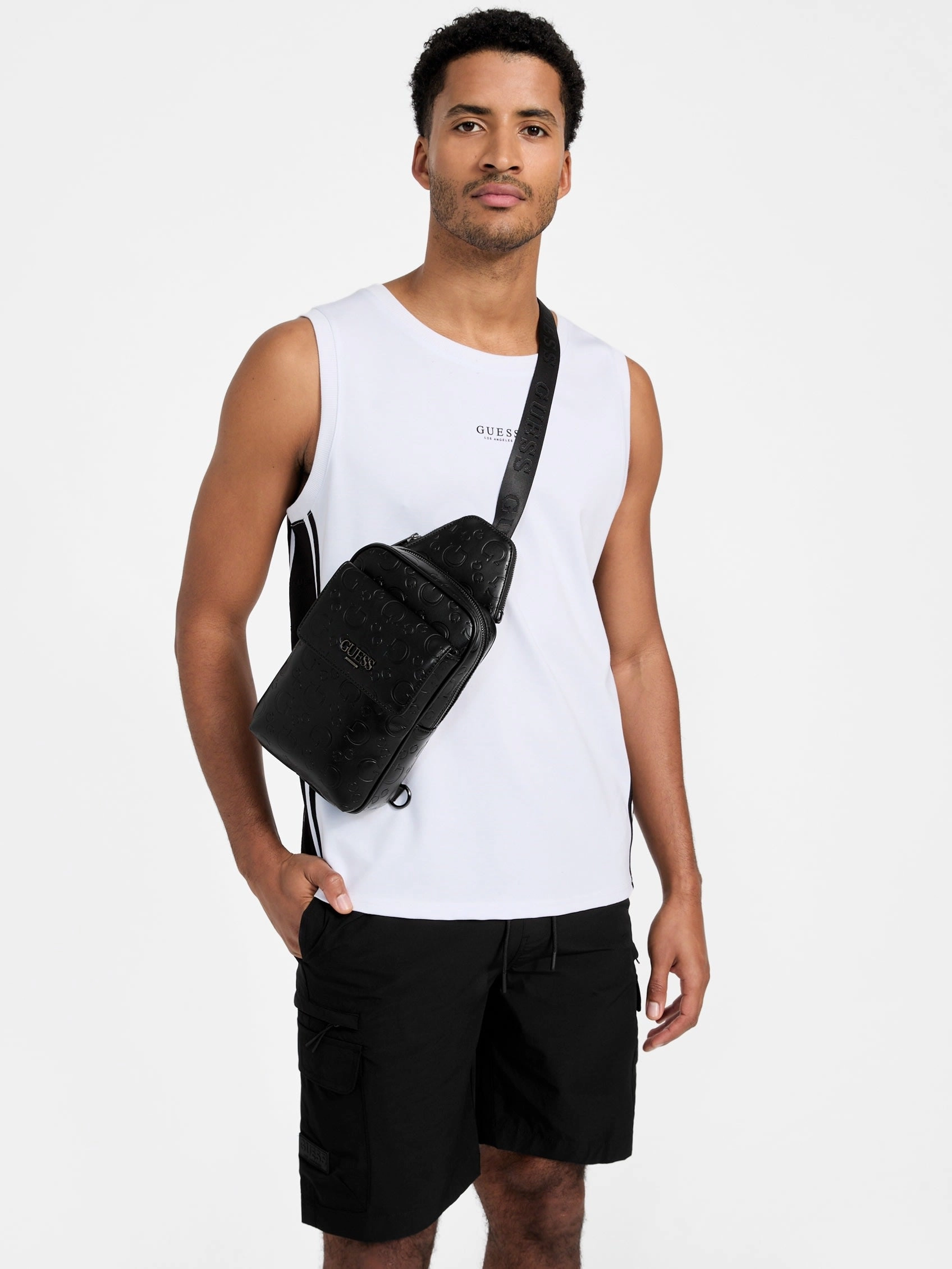 Gio Logo Men's Sling Bag