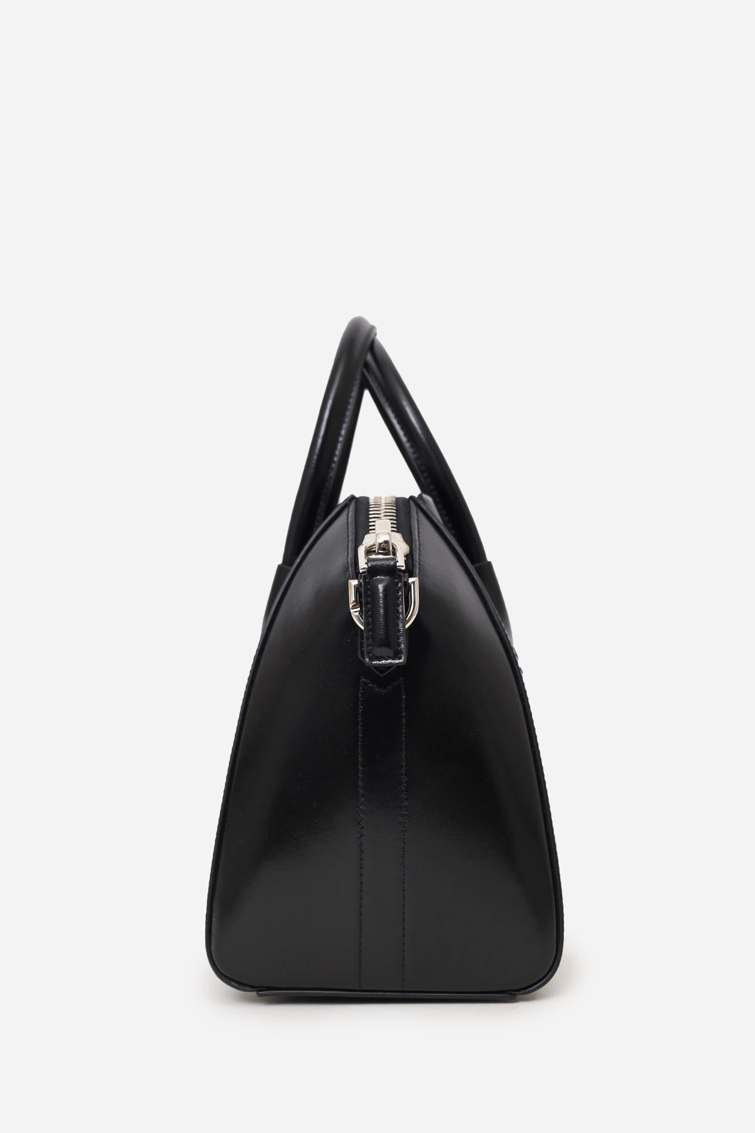 Givenchy Black Leather Small Antigona Top Handle with Strap