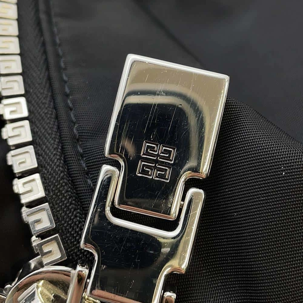 Givenchy Logo G-Zip Backpack Black Nylon