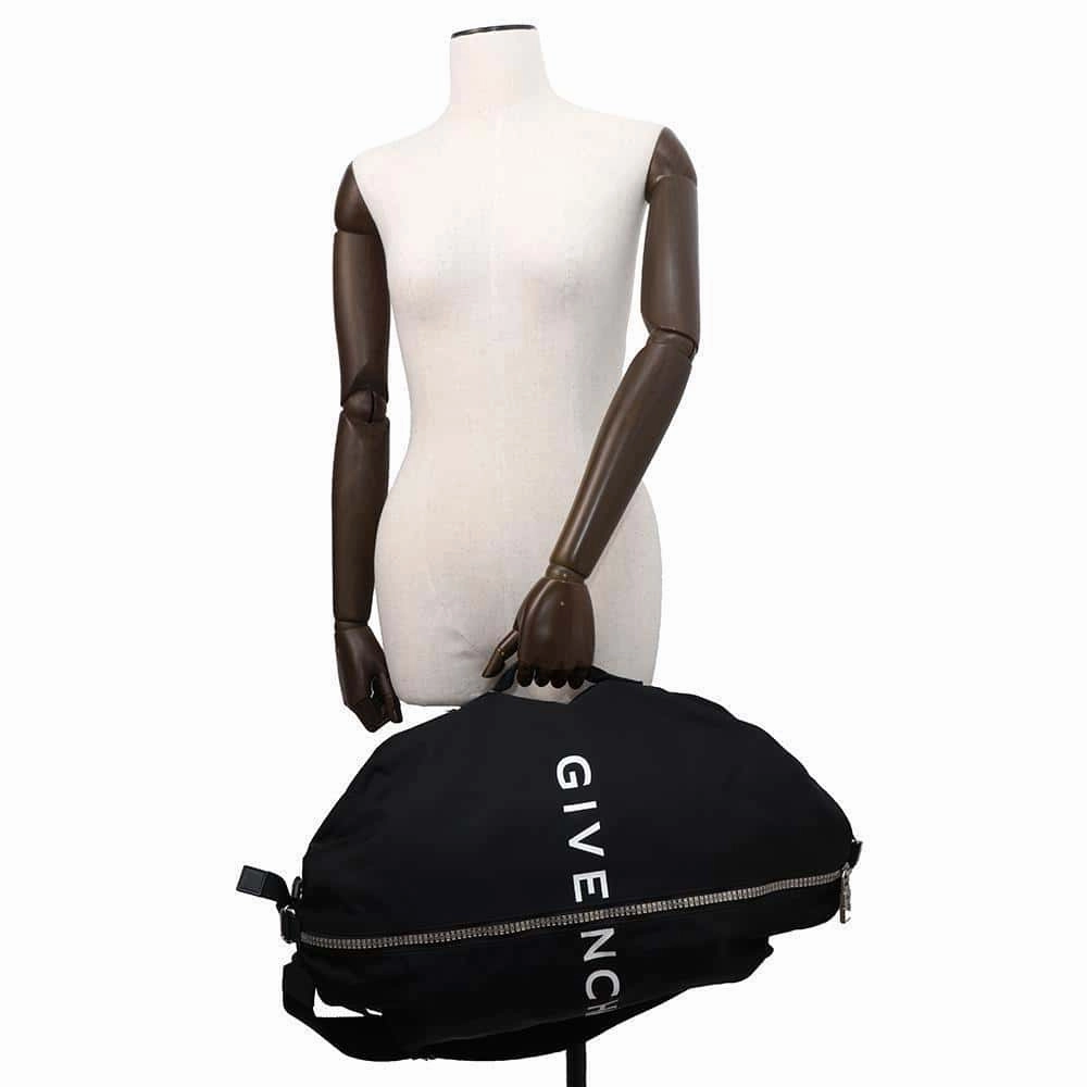 Givenchy Logo G-Zip Backpack Black Nylon