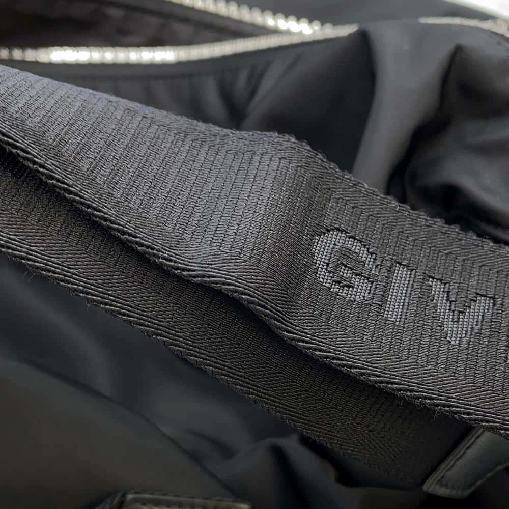Givenchy Logo G-Zip Backpack Black Nylon