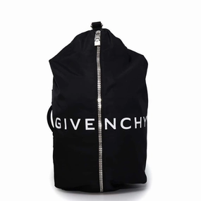 Givenchy Logo G-Zip Backpack Black Nylon