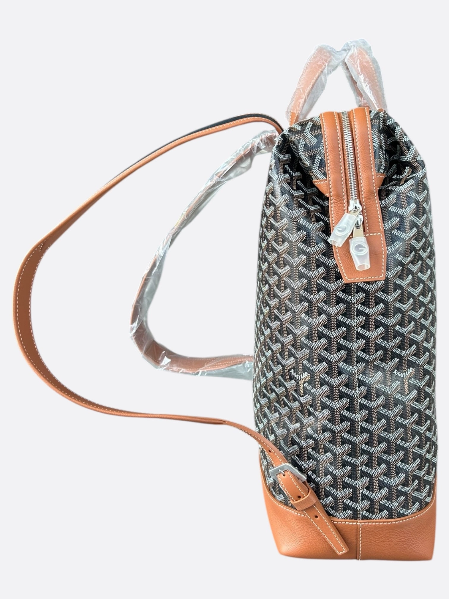 Goyard Black & Brown Cisalpin Backpack