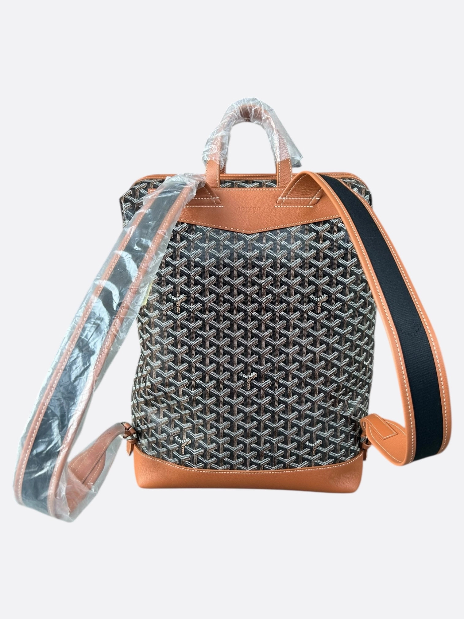 Goyard Black & Brown Cisalpin Backpack