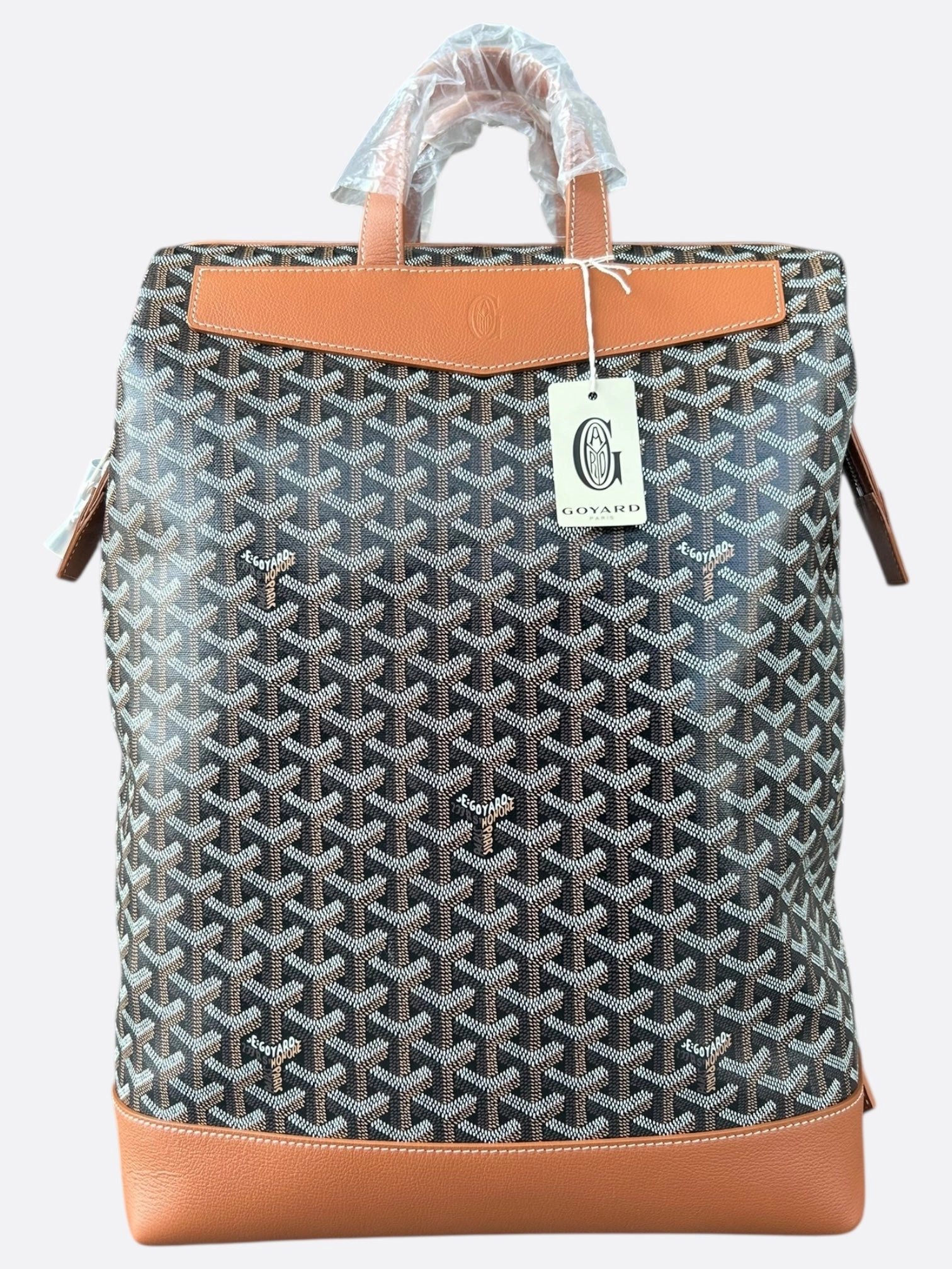 Goyard Black & Brown Cisalpin Backpack
