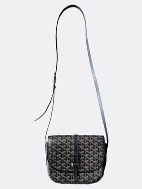 Goyard Black Belvedere Messenger Bag