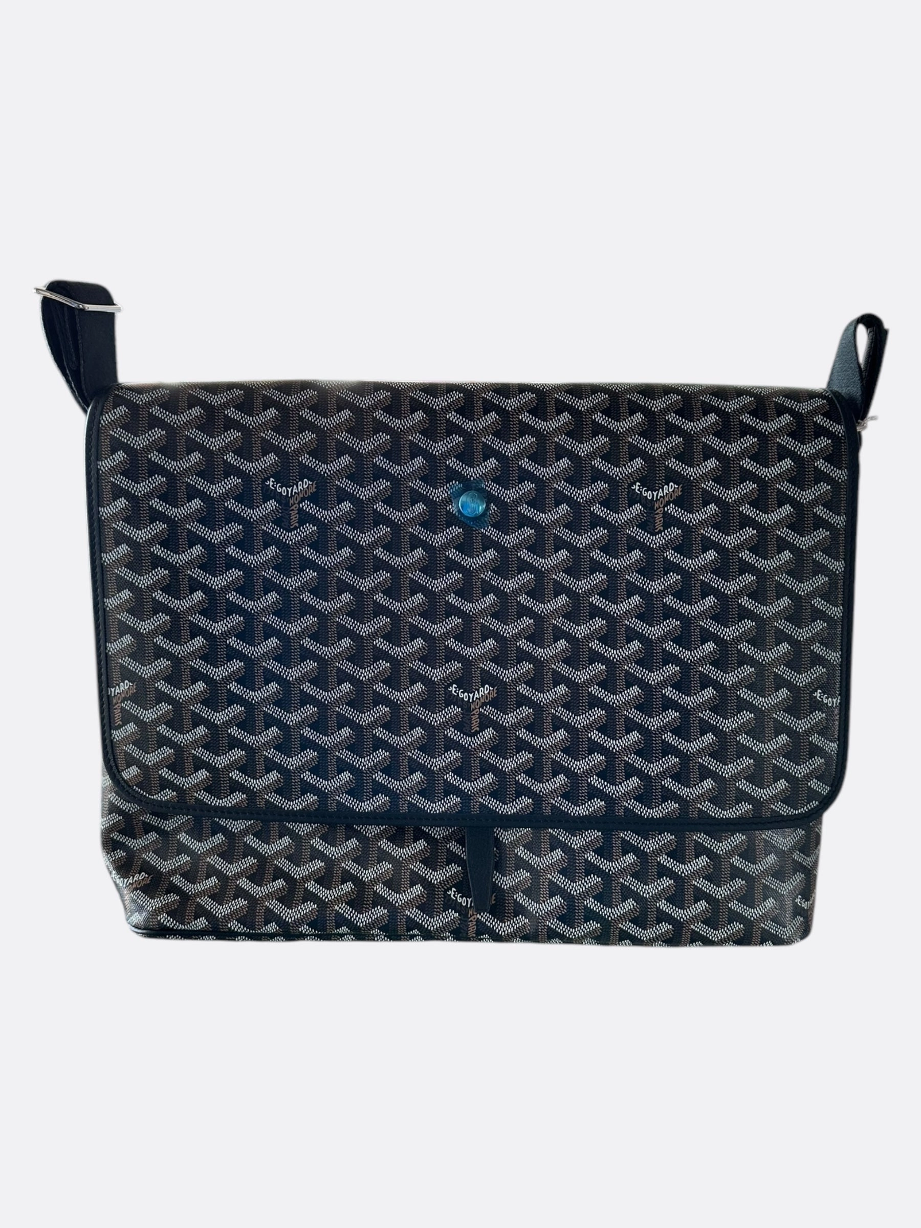 Goyard Black Capetien MM Messenger Bag
