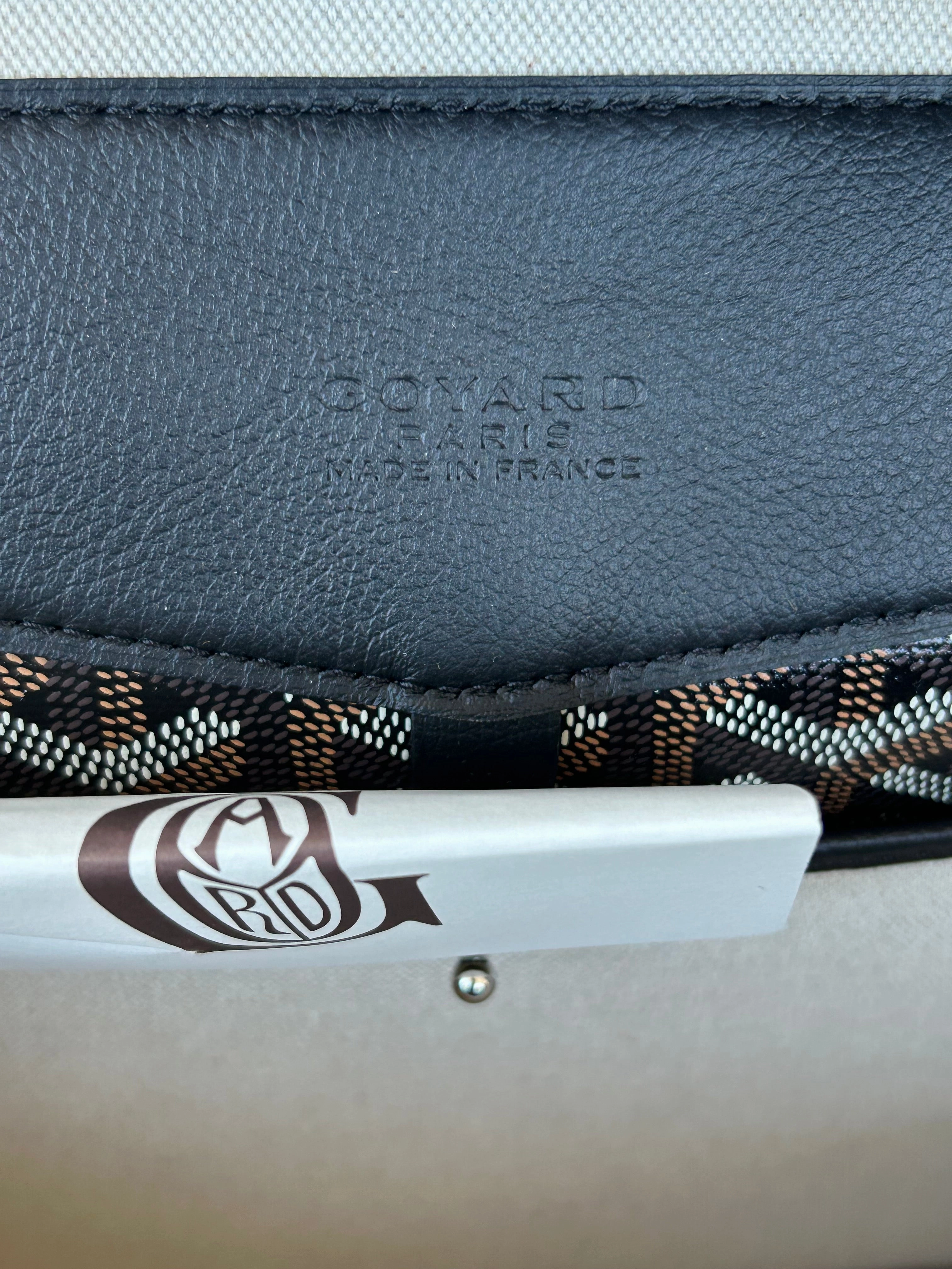Goyard Black Cisalpin Backpack