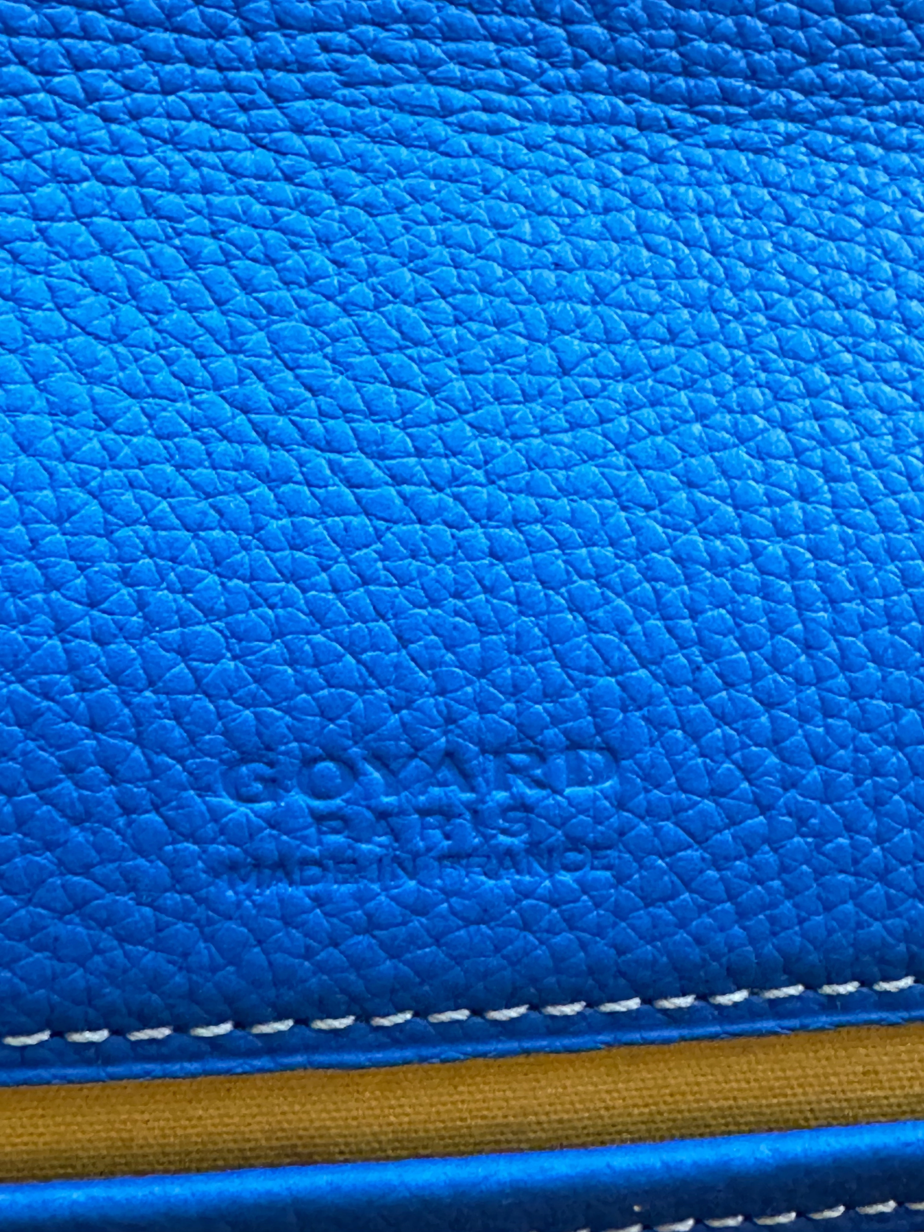 Goyard Blue Belvedere Messenger Bag