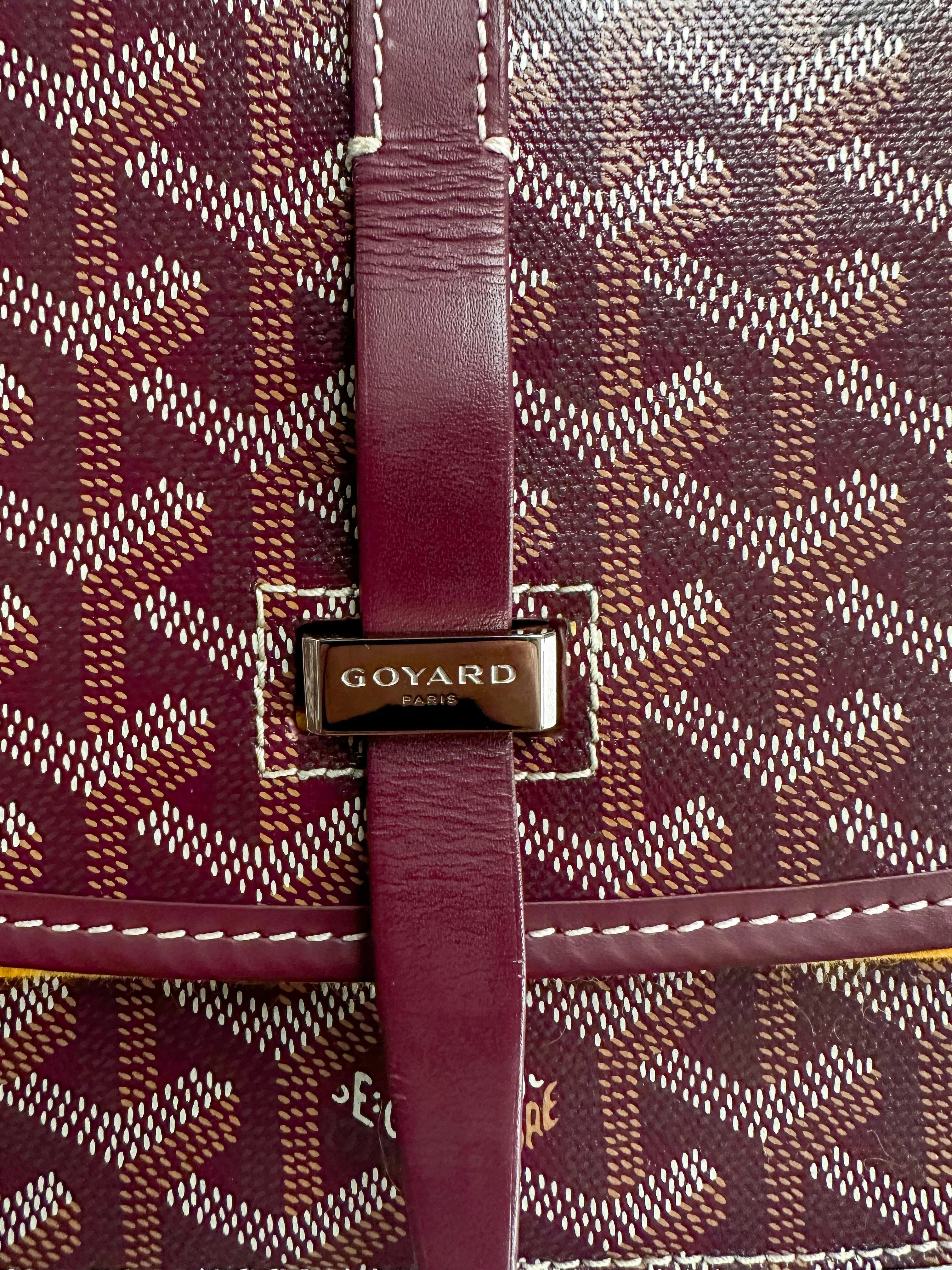 Goyard Burgundy Belvedere Messenger Bag