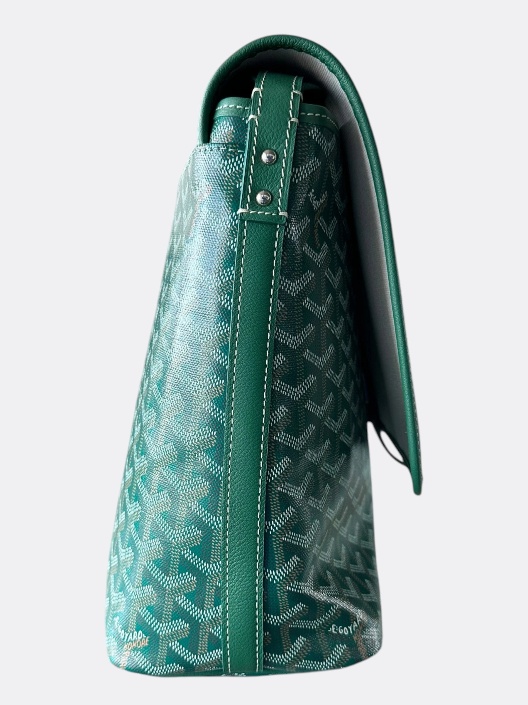 Goyard Green Capetien MM Messenger Bag