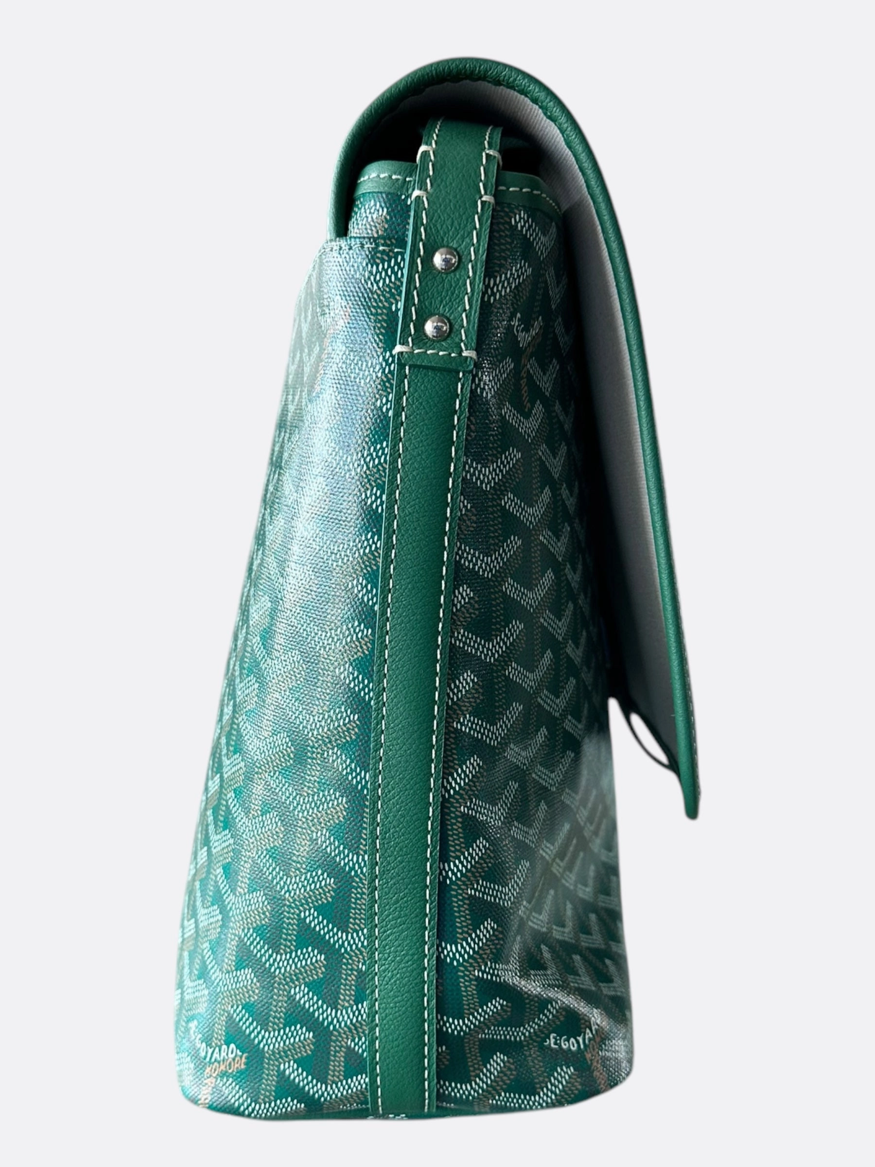 Goyard Green Capetien MM Messenger Bag