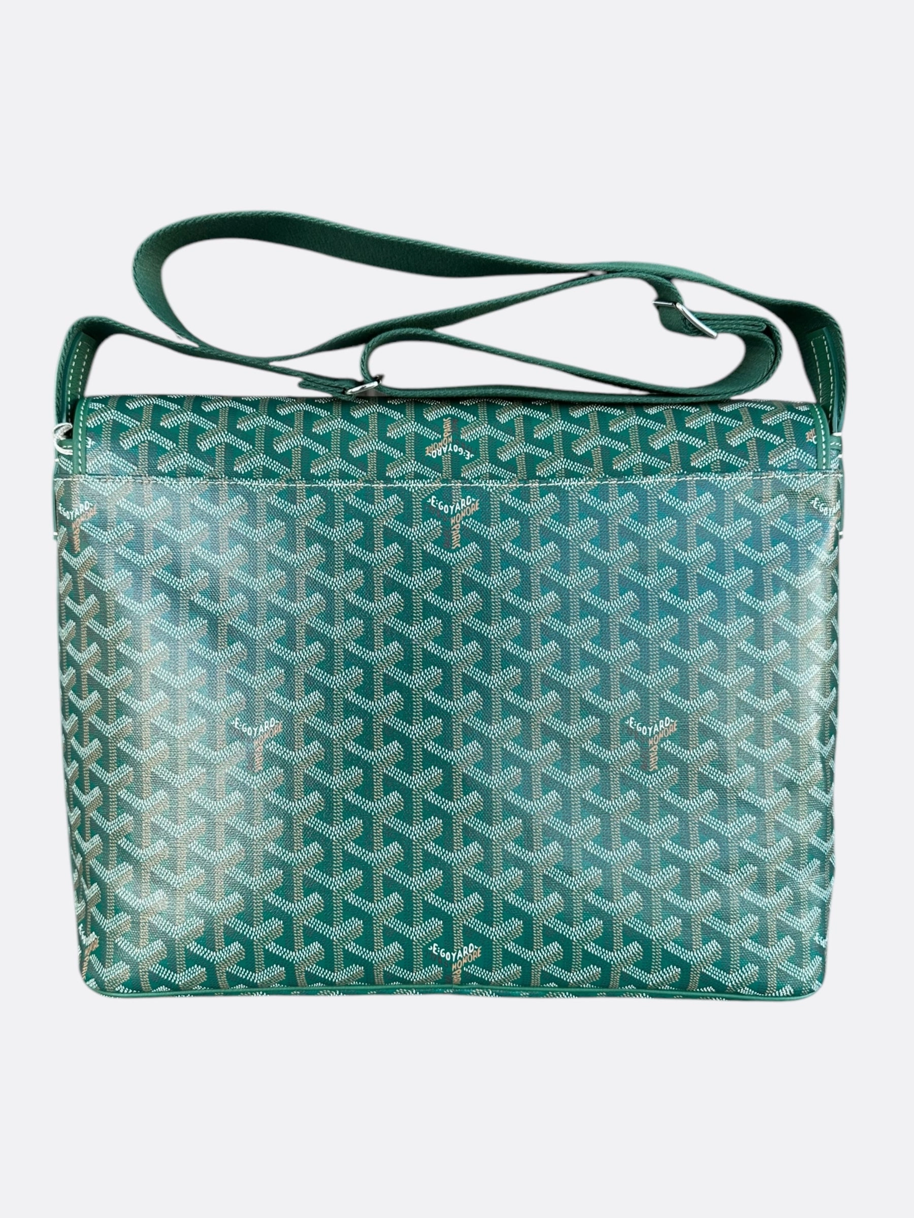 Goyard Green Capetien MM Messenger Bag