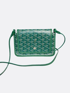 Goyard Green Plumet Clutch Cross Body Bag