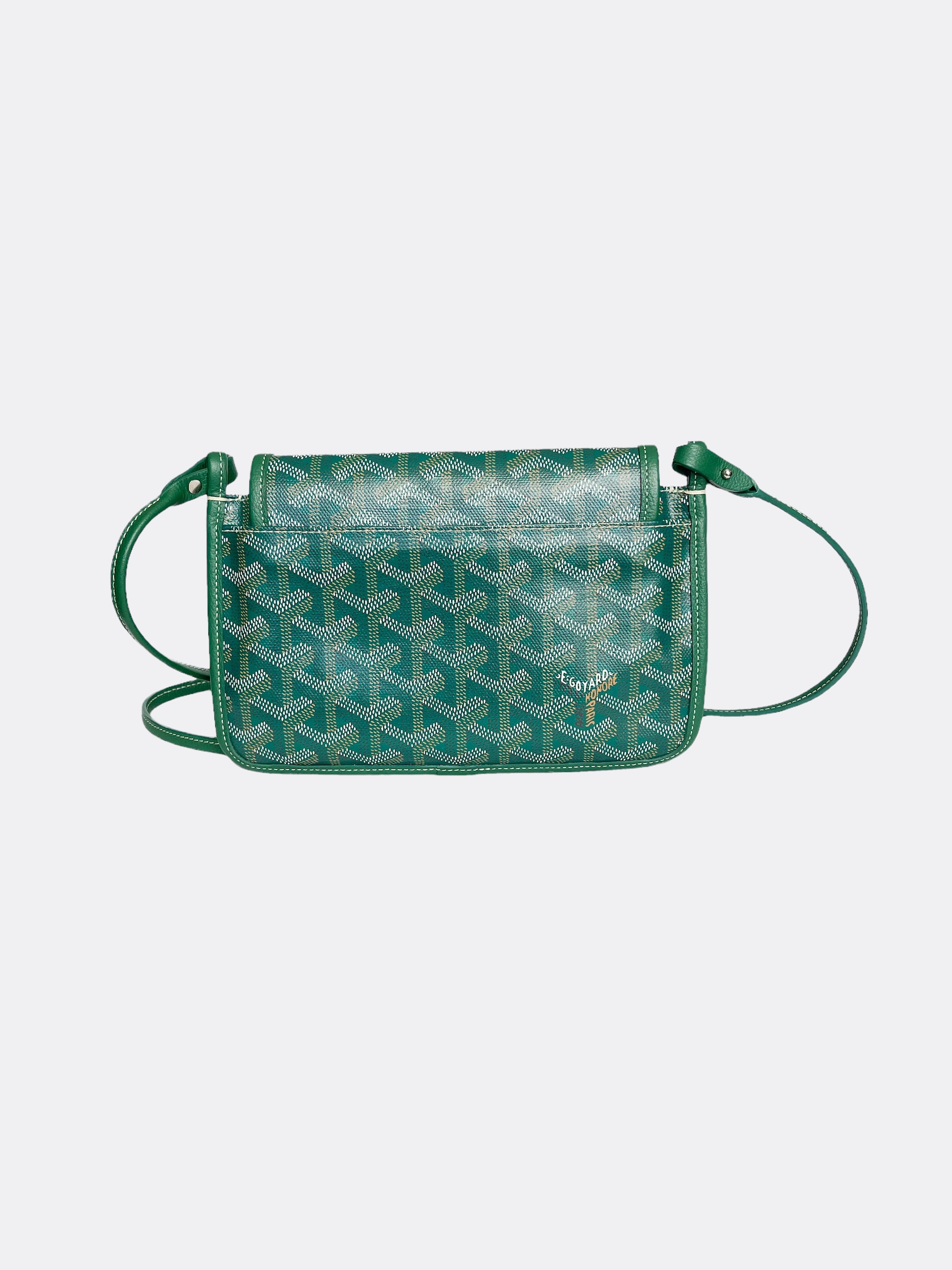 Goyard Green Plumet Clutch Cross Body Bag