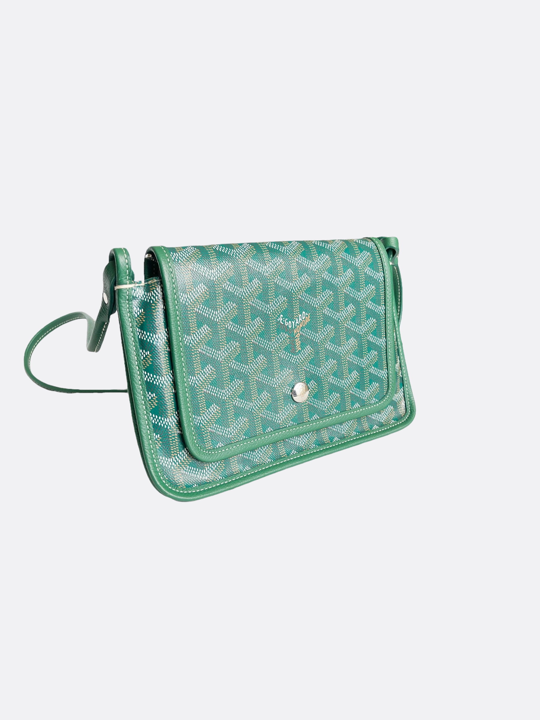 Goyard Green Plumet Clutch Cross Body Bag