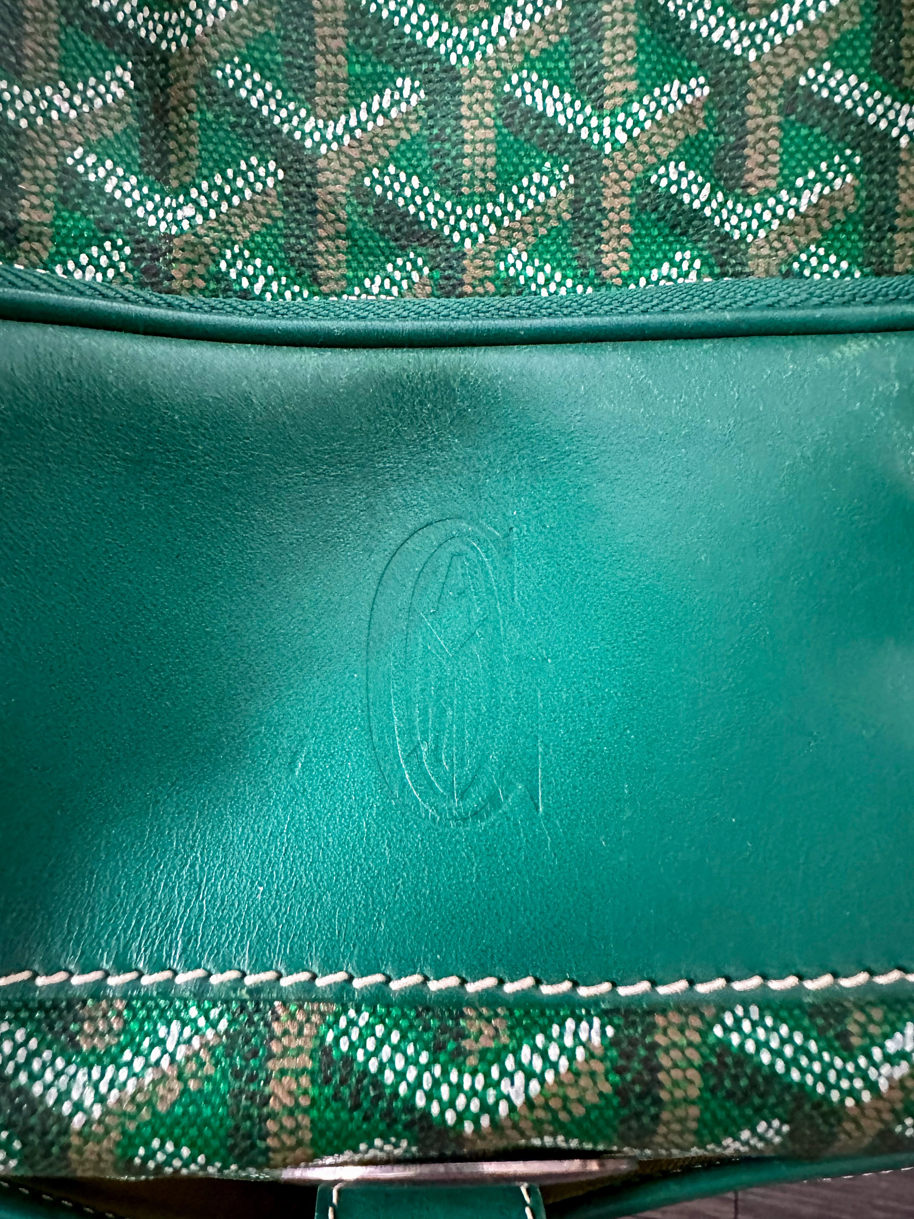 Goyard Green Sac Hulot Pet Carrier