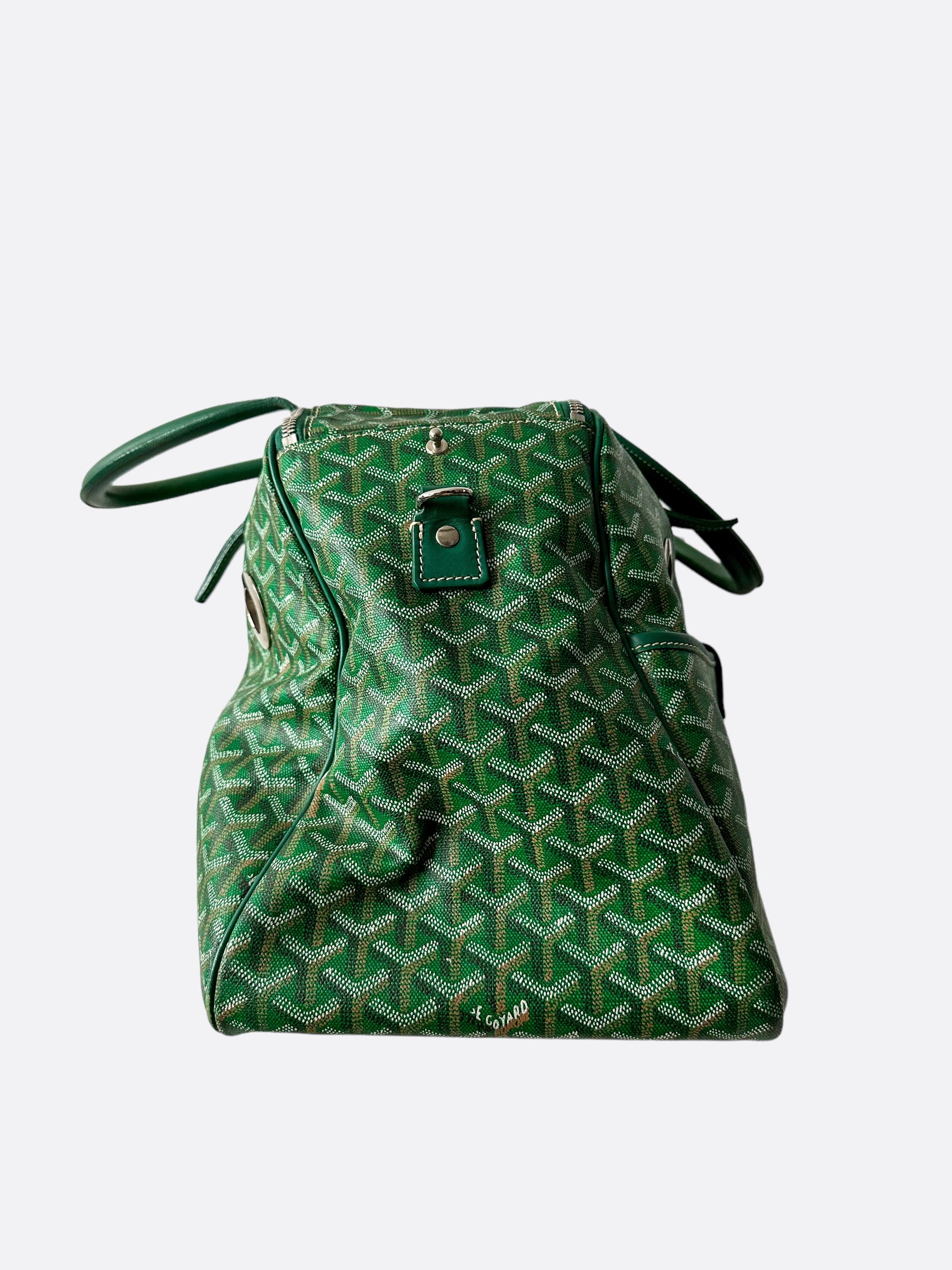 Goyard Green Sac Hulot Pet Carrier
