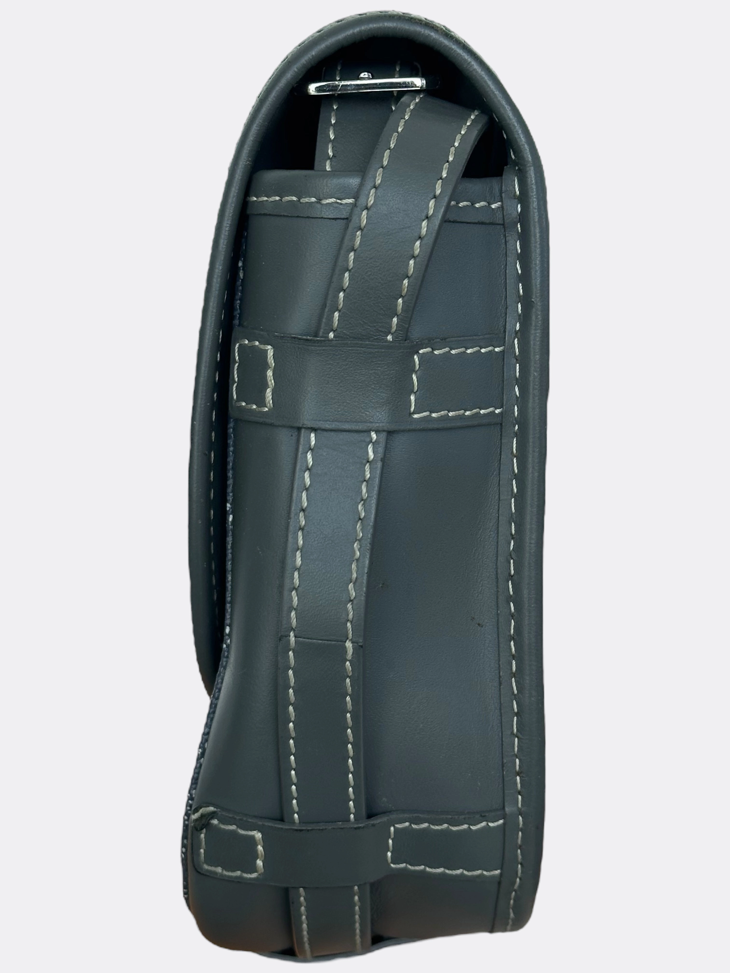 Goyard Grey Belvedere Messenger Bag