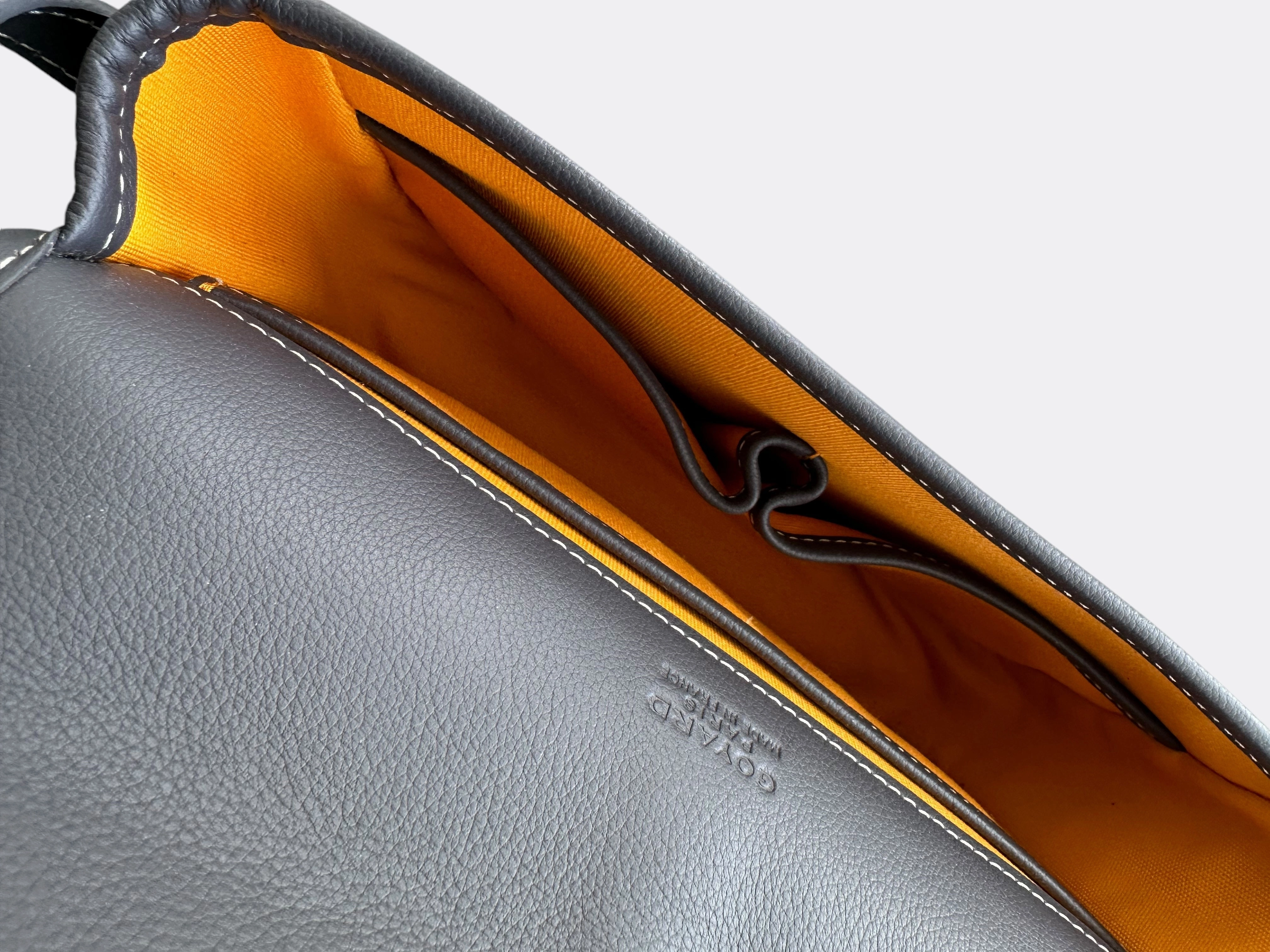 Goyard Grey Belvedere Messenger Bag