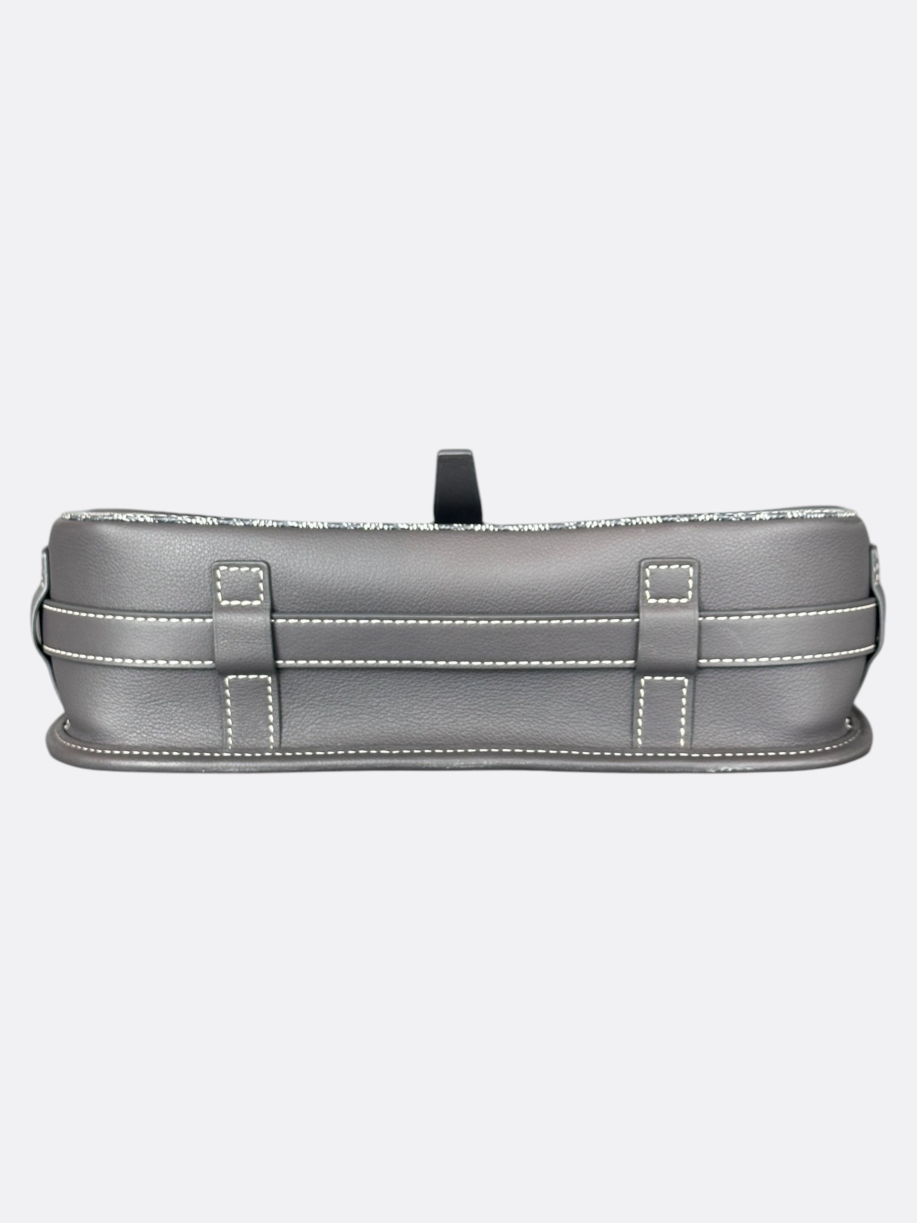 Goyard Grey Belvedere MM Messenger Bag
