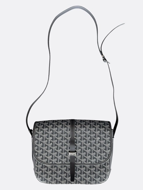 Goyard Grey Belvedere MM Messenger Bag
