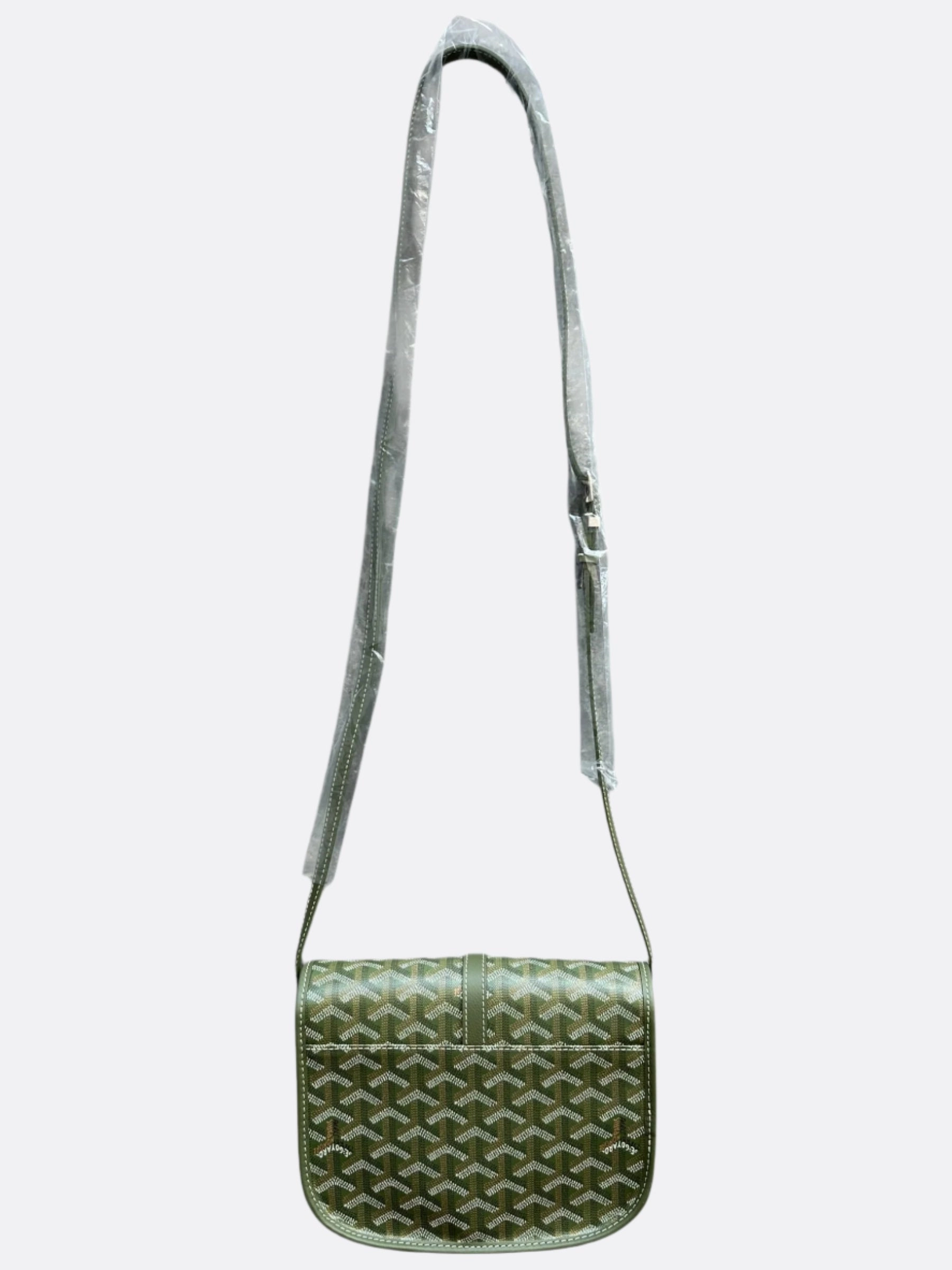 Goyard Khaki Belvedere Messenger Bag