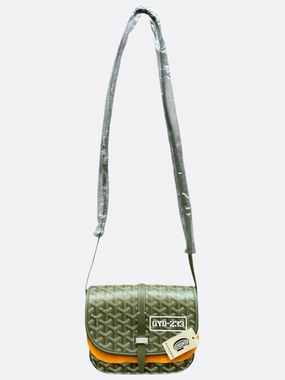 Goyard Khaki Belvedere Messenger Bag