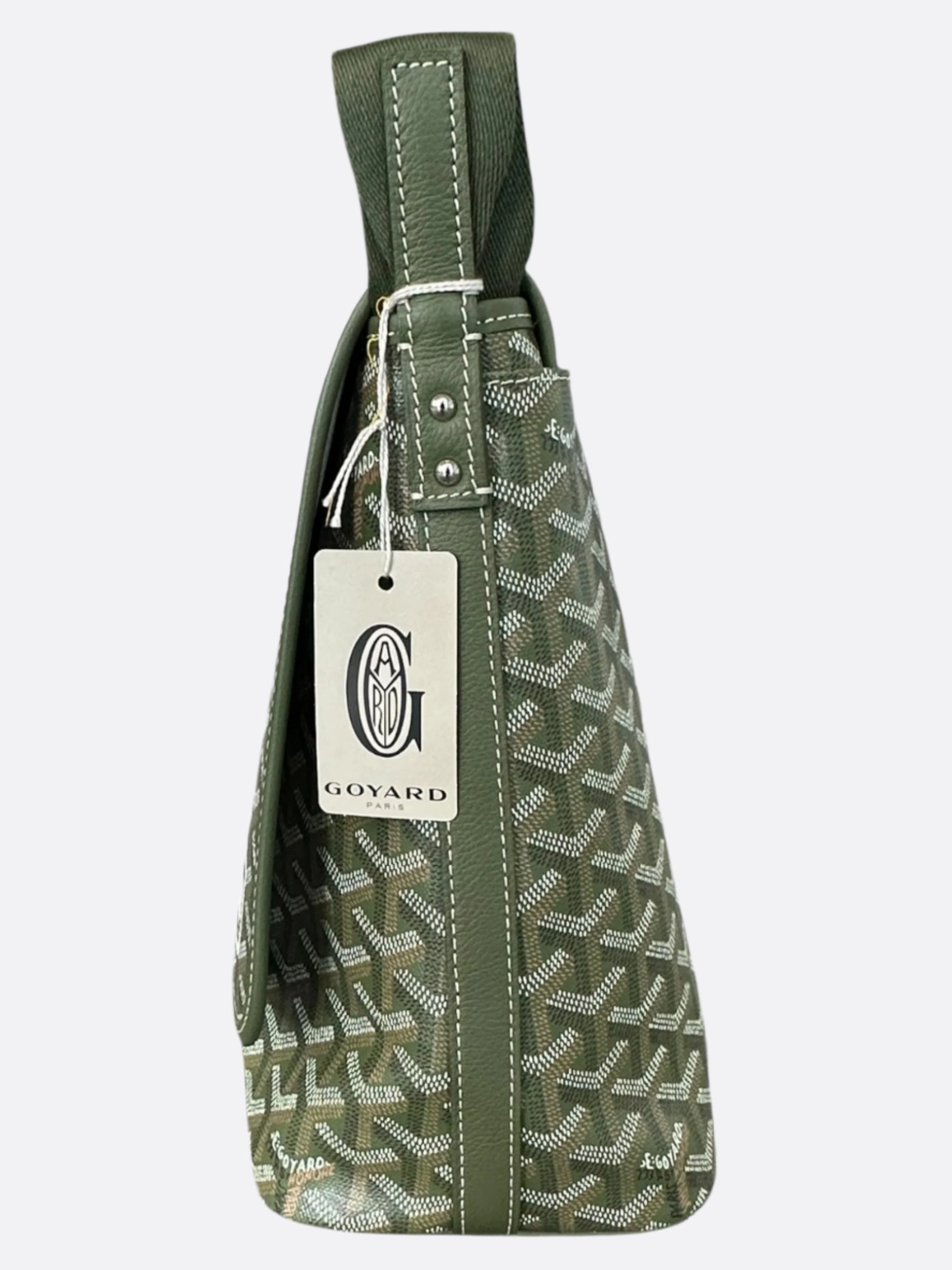 Goyard Khaki Capetien MM Messenger Bag