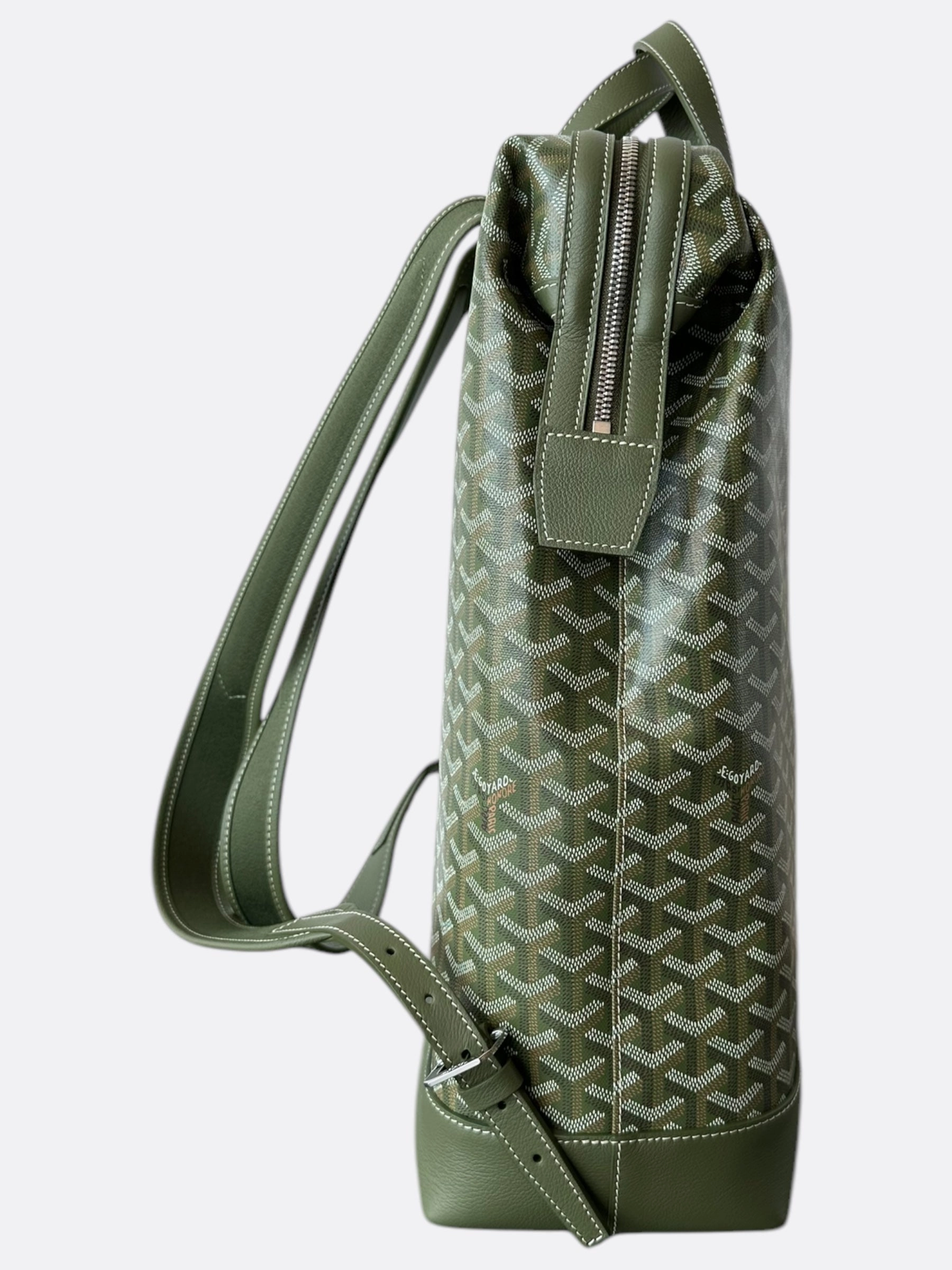 Goyard Khaki Cisalpin Backpack