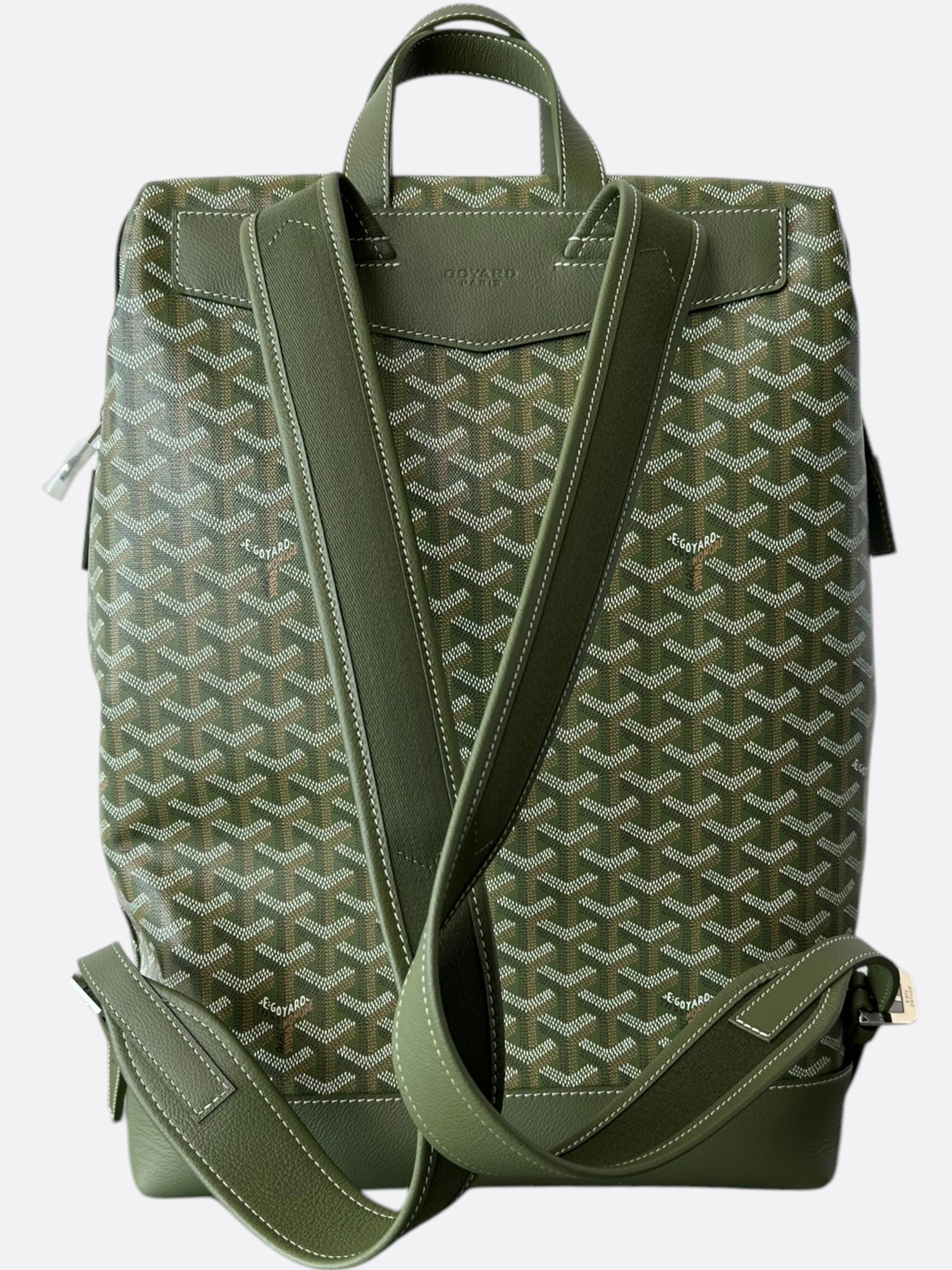 Goyard Khaki Cisalpin Backpack