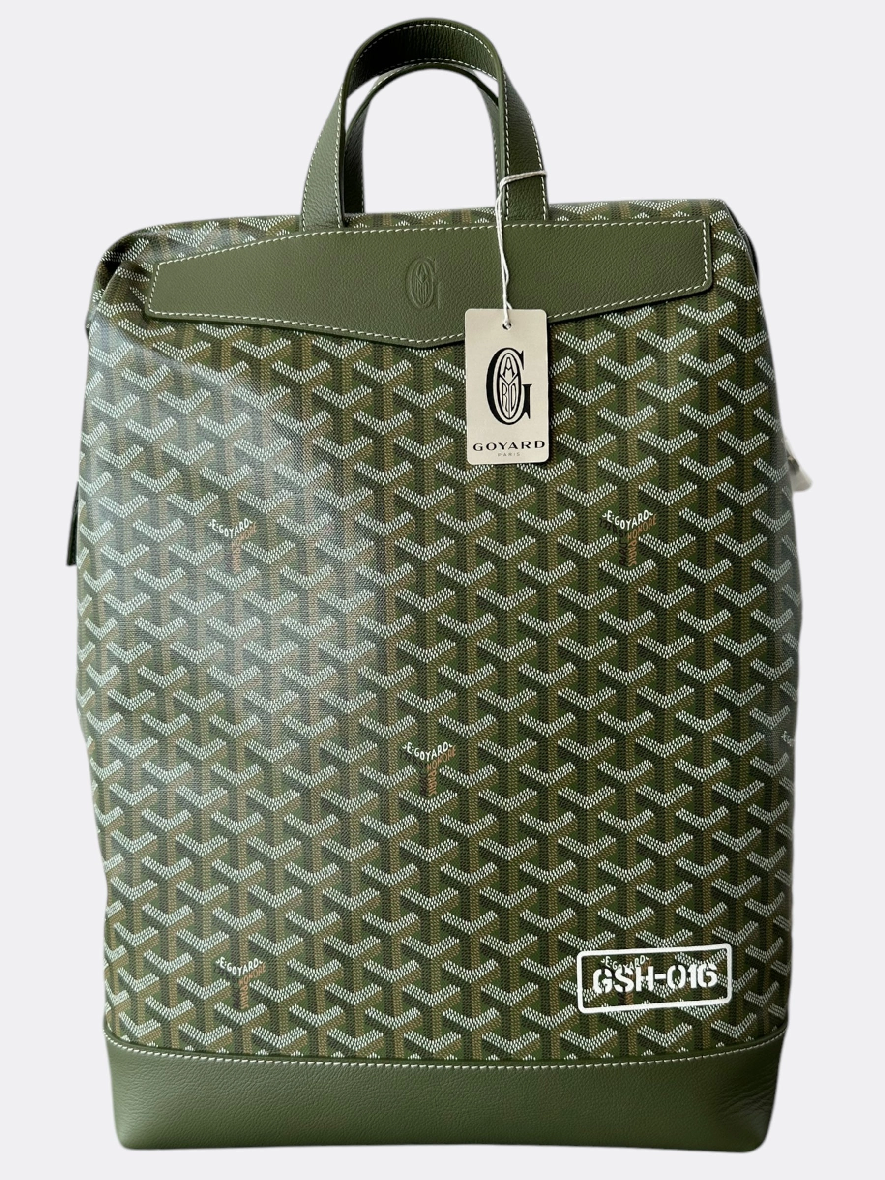 Goyard Khaki Cisalpin Backpack
