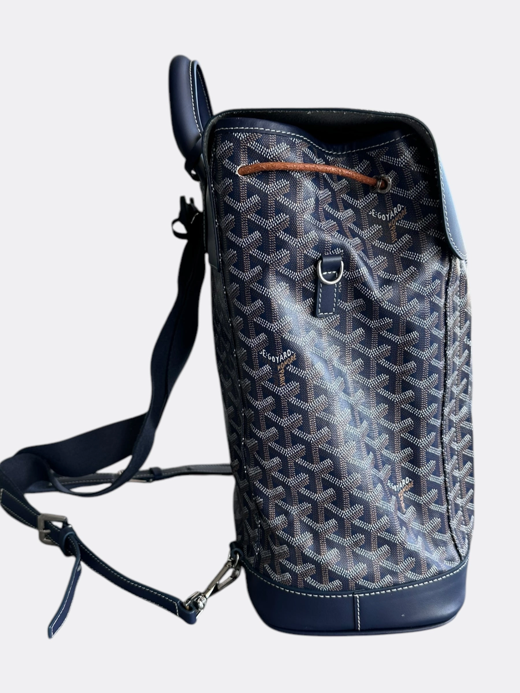 Goyard Navy Alpin Backpack