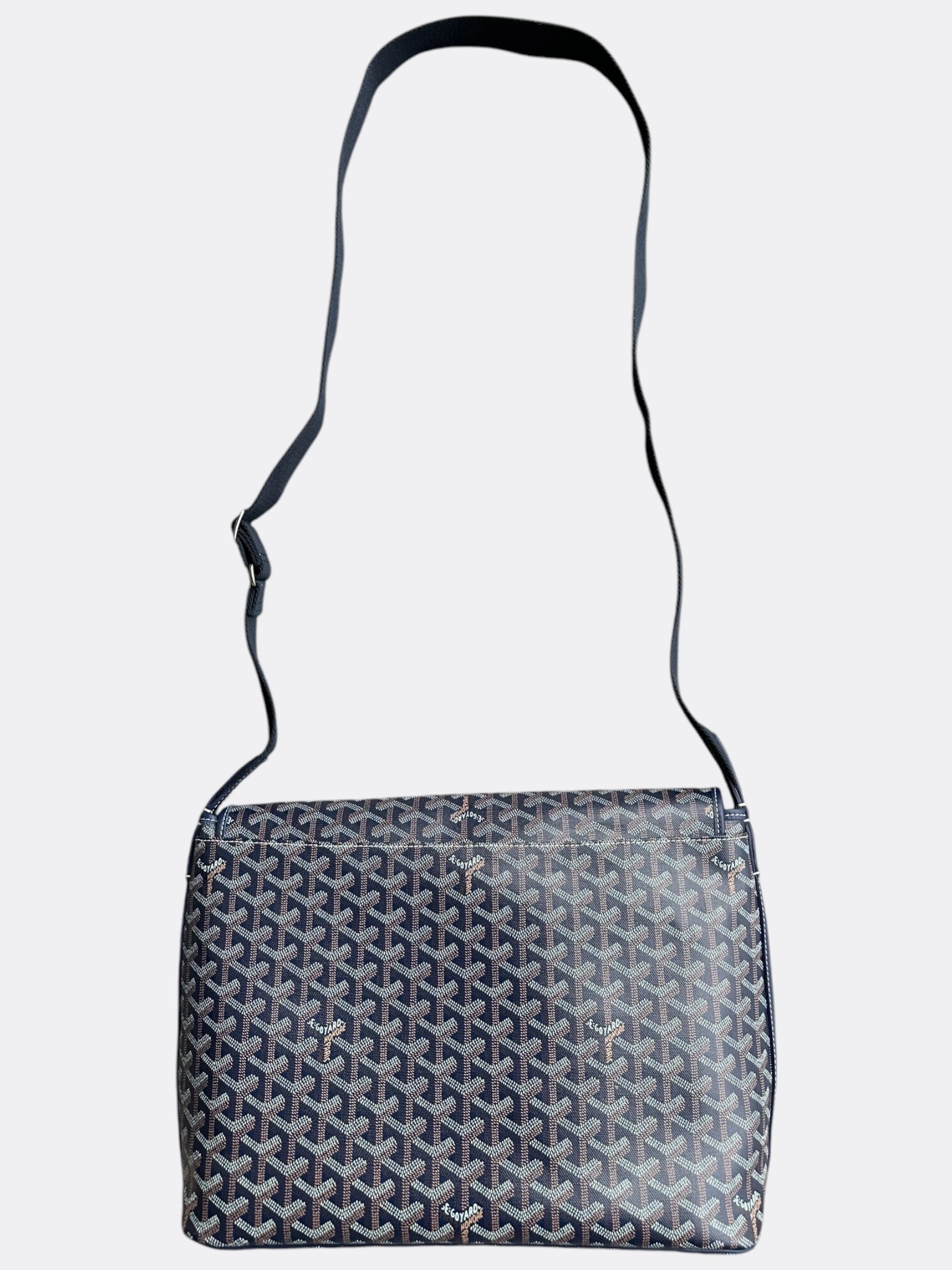 Goyard Navy Capetien MM Messenger Bag