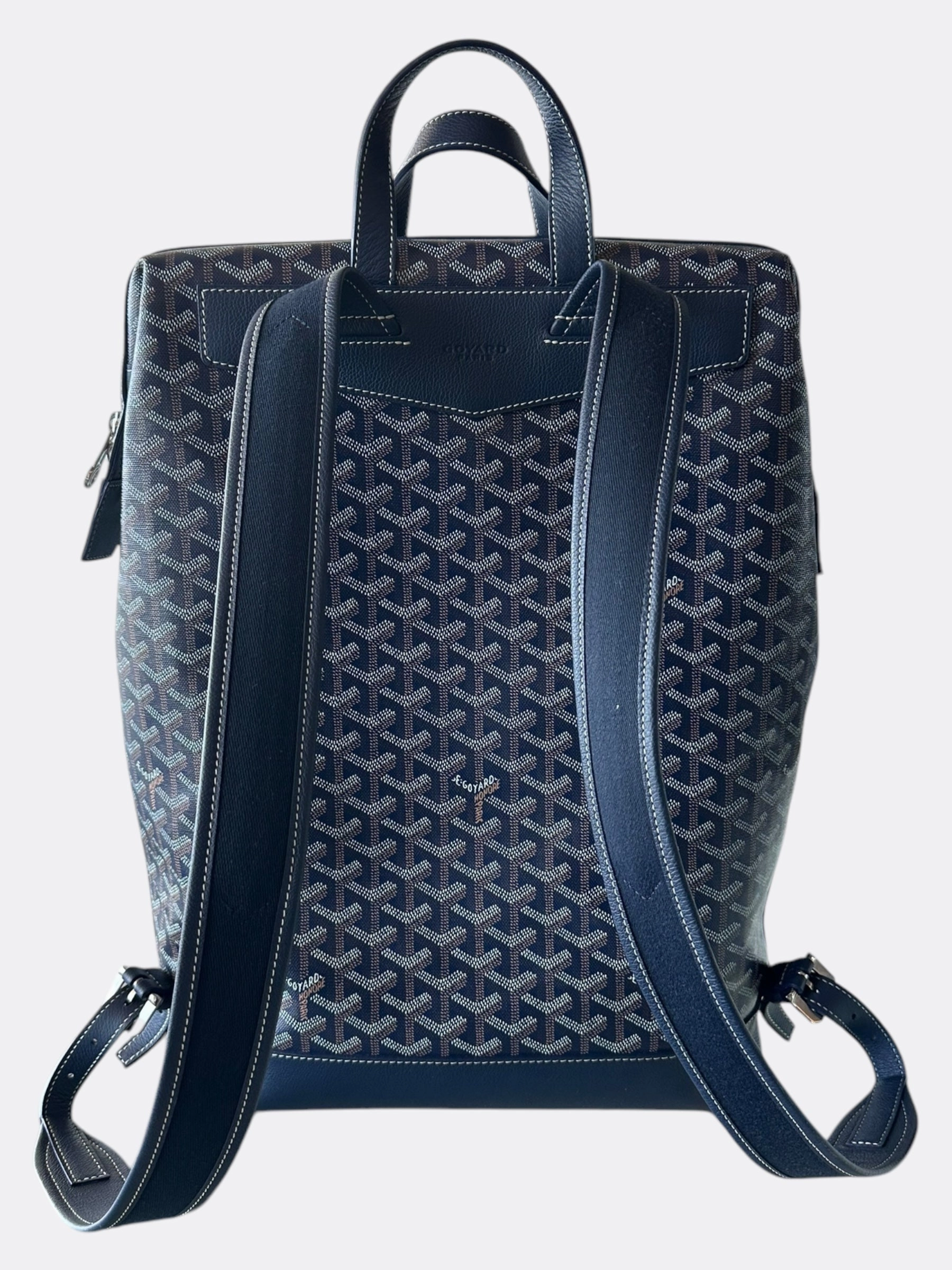 Goyard Navy Cisalpin Backpack