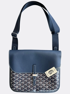 Goyard Navy Coursier Messenger Bag