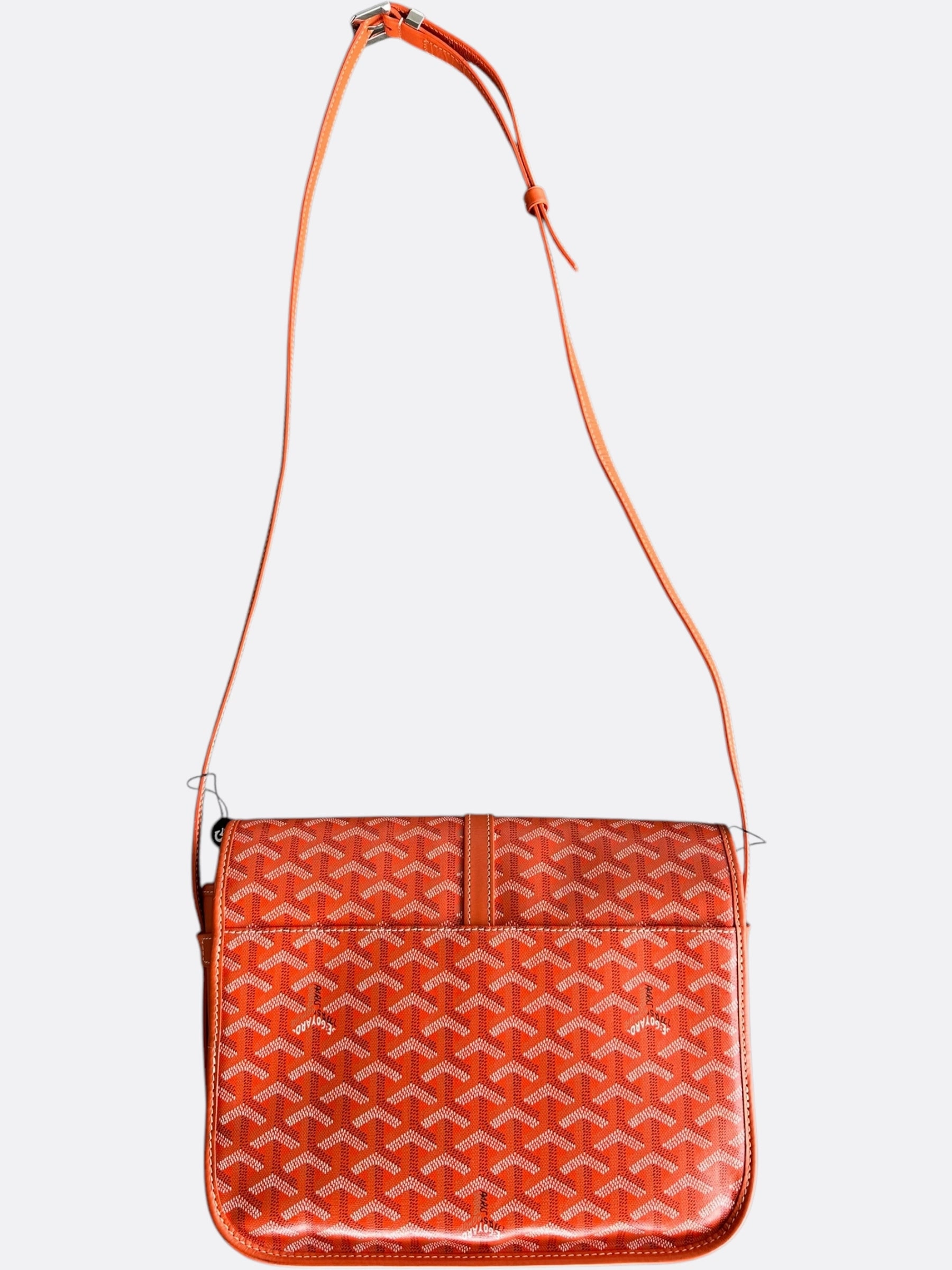 Goyard Orange Belvedere MM Messenger Bag
