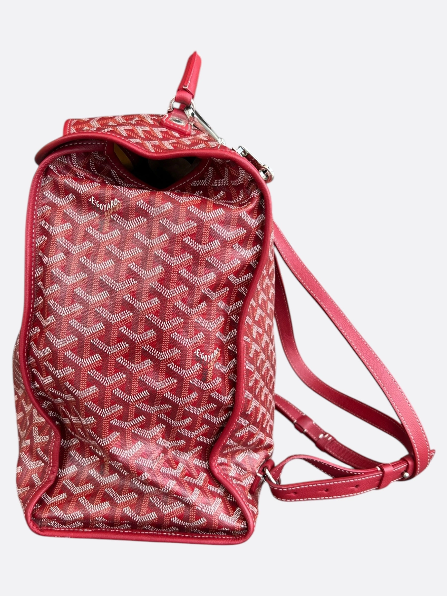 Goyard Red Saint Leger Backpack
