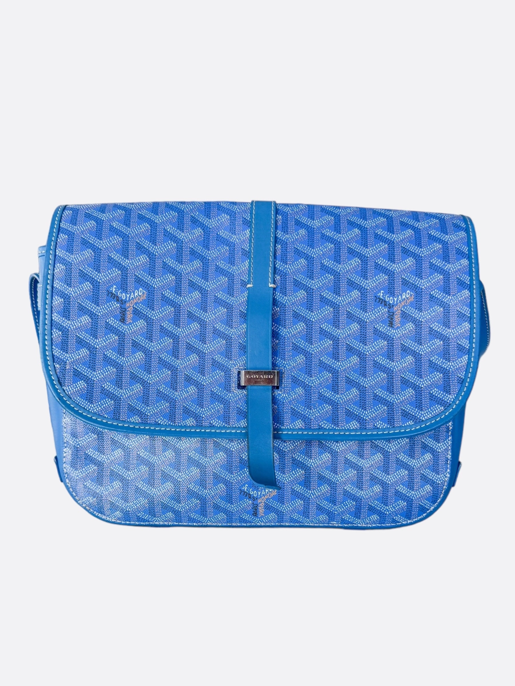 Goyard Sky Blue Belvedere MM1